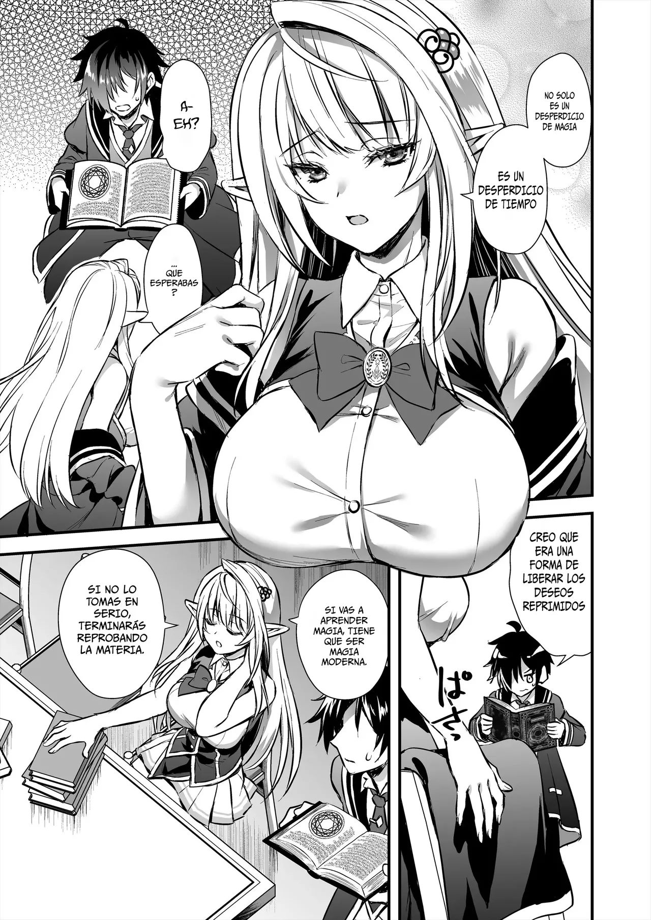 El desertor de la academia de magia, intente hechizar a una elfa genio para desnudarla page 10 full