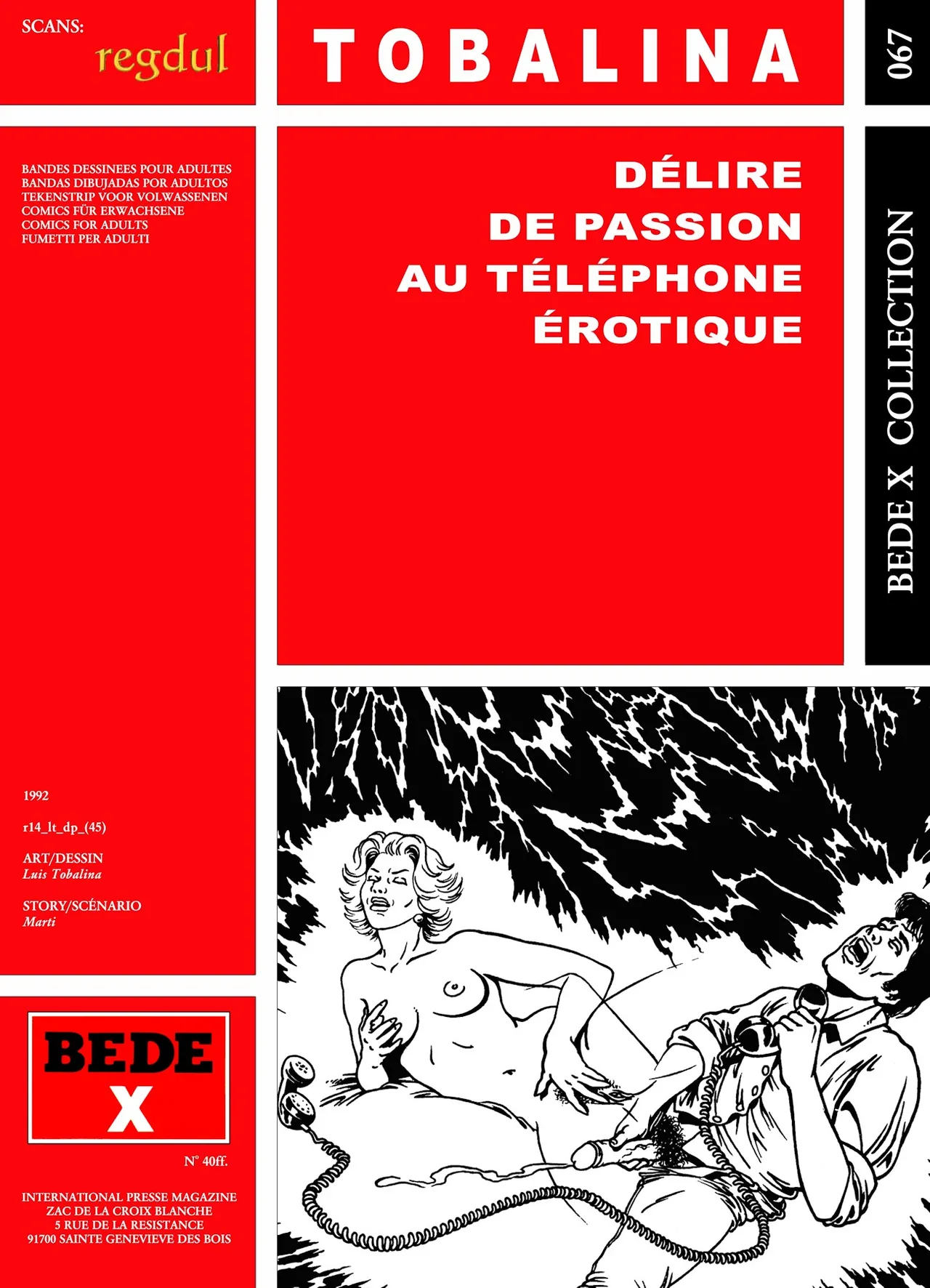 Luis Tobalina &amp; Marti  - Délire de passion au téléphone érotique page 1 full