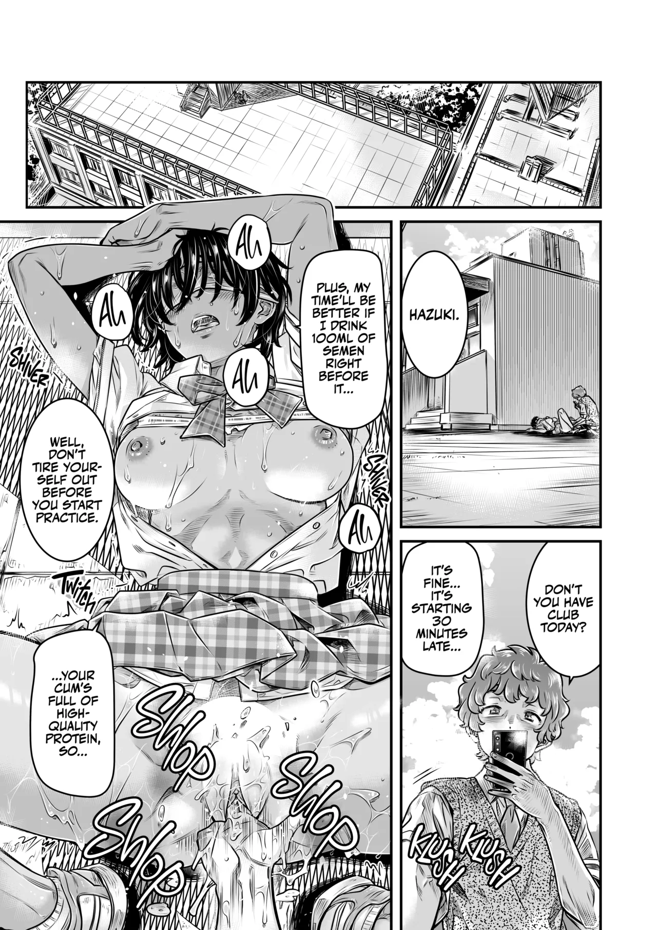 Shinchou 175cm no Rikujou Joshi wa Kouhai Danshi no Seishi o Chitsu ni Tameta mama Hashiritai | Tall Track and Field Girl Wants Junior's Cum in Her Pussy page 2 full