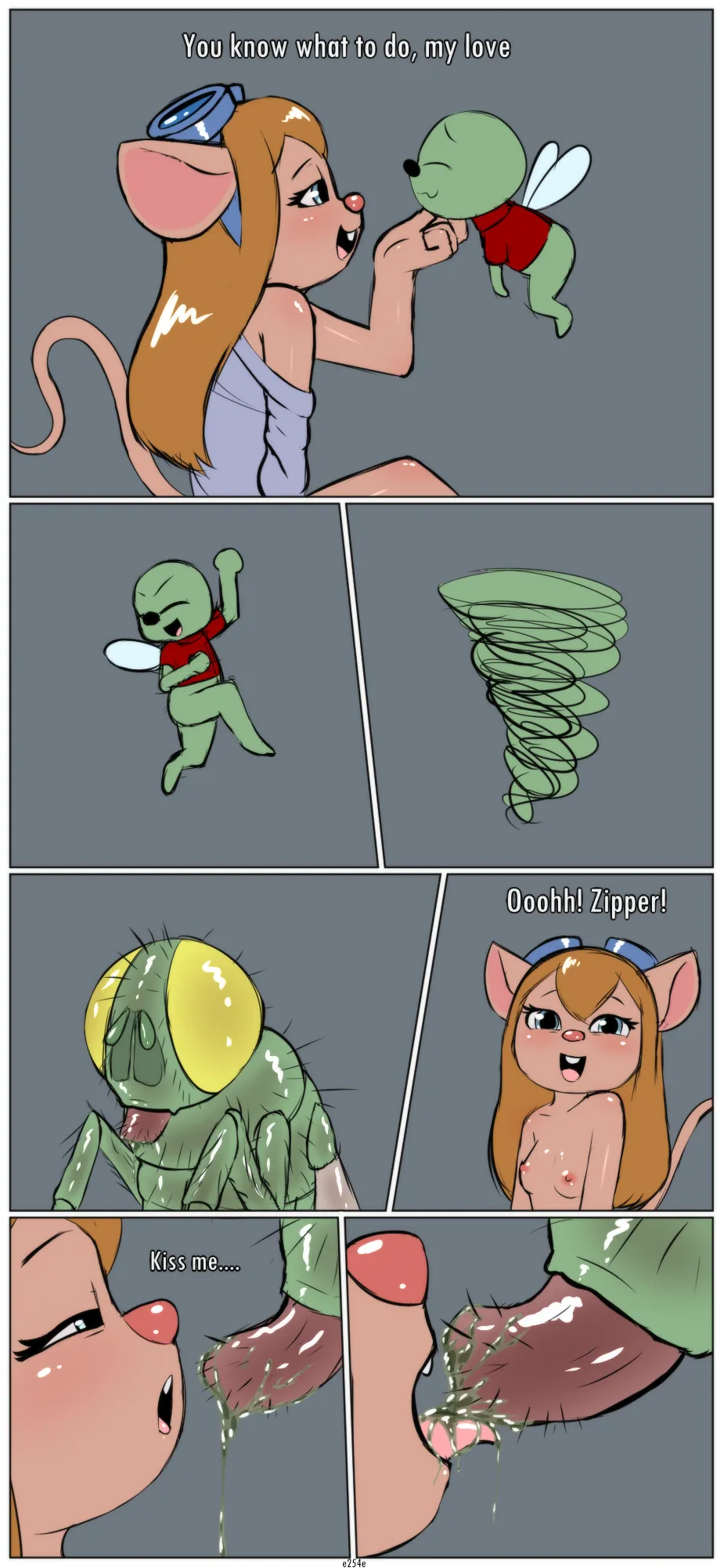 Gadget and Zipper: Gadget Flyed page 1 full