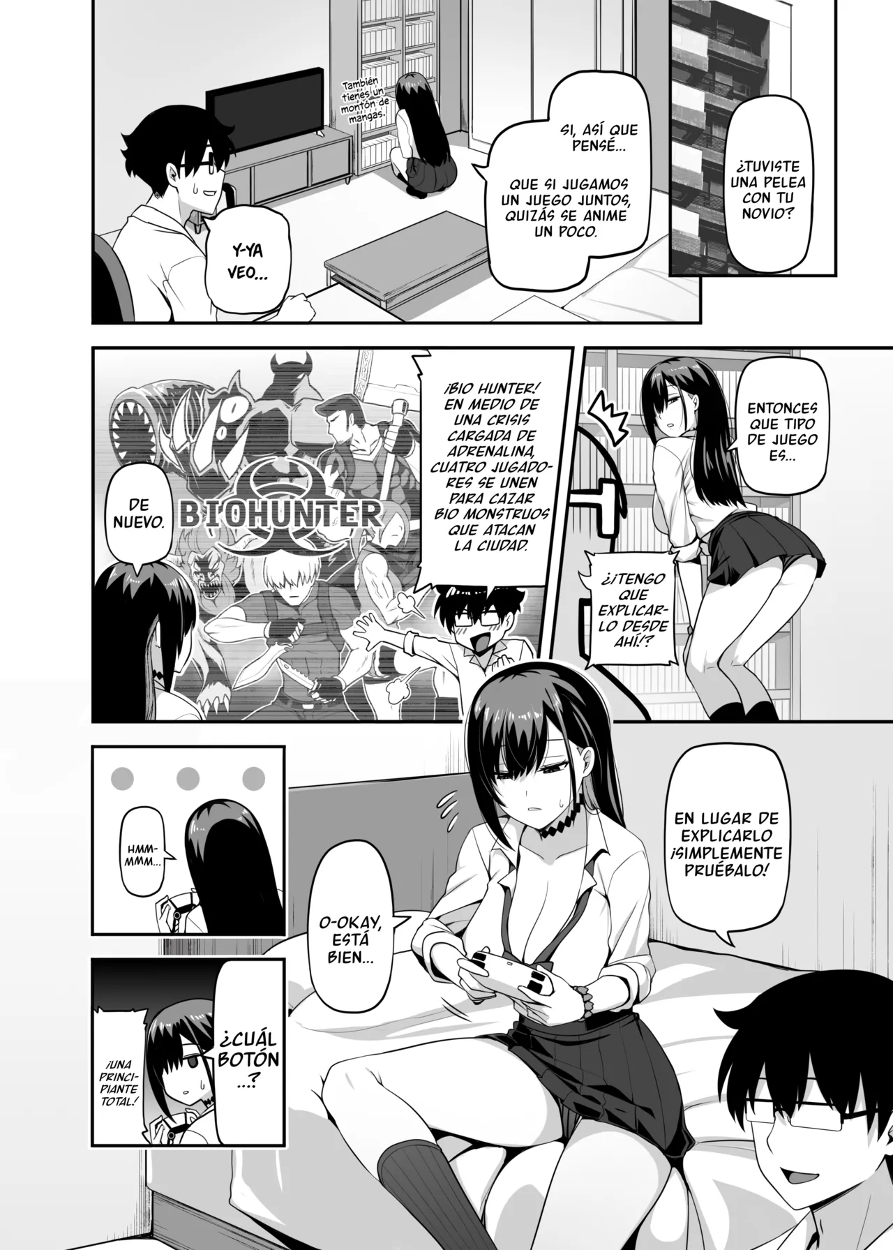 Class No Gal Ga Uchi Ni Kite, Issho Ni Hunting Action Yattemita Ken | El Día que la Gyaru de mi Clase, Vino a mí Casa a Jugar un Juego de Cacería page 5 full