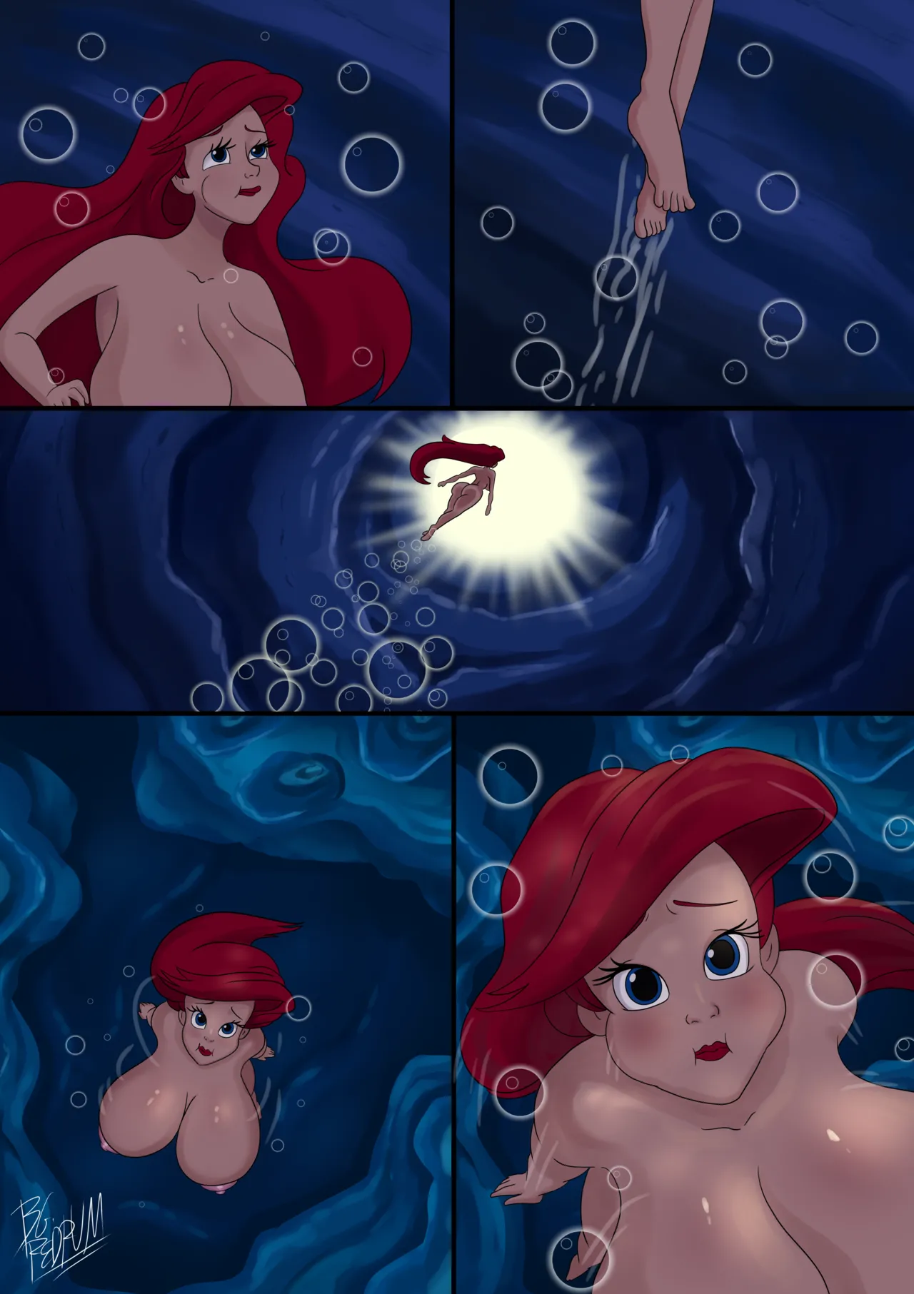 Ariel's transformation page 5 full