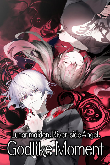 Tsuki no Onna, Kawa no Tenshi, Kami Meku Toki. | Lunar maiden, River-side Angel, and the Godlike moment cover