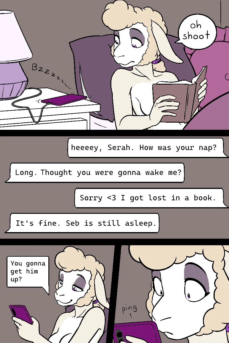 Black kitten-Best friends share page 1 full