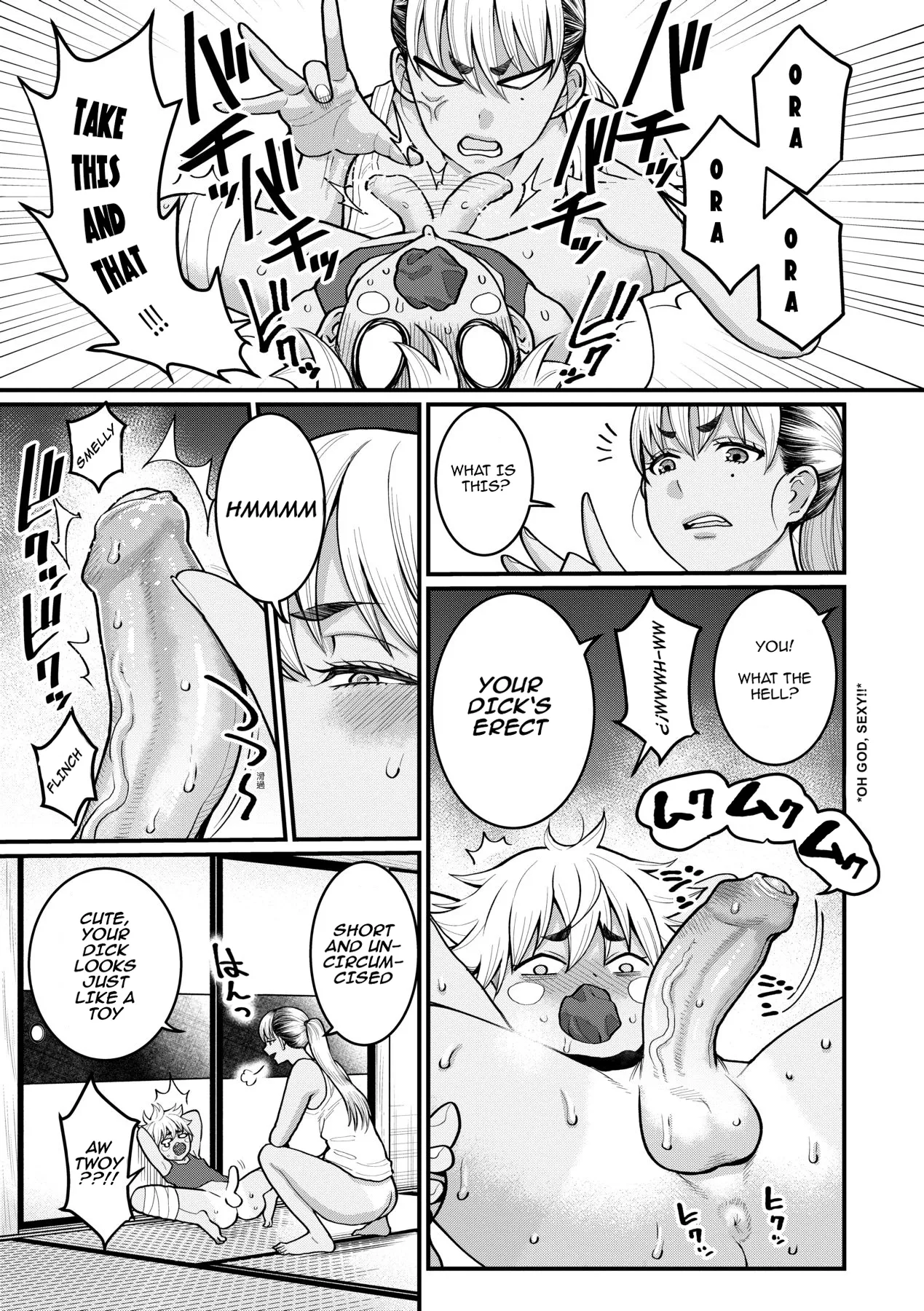 Oni Zeme! Goumou Moto Yan Do-S Mama no Itazura Musuko Choukyou | Demonic Torture! Sadistic, hairy, ex-juvenile delinquent mom trains her naughty son page 7 full