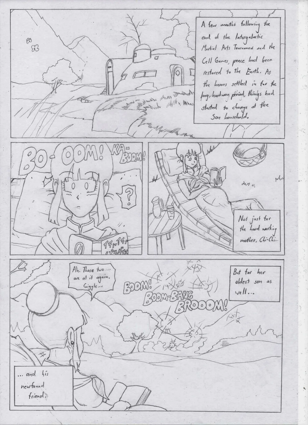 Gohan X Zangya: Fiery Lake page 3 full