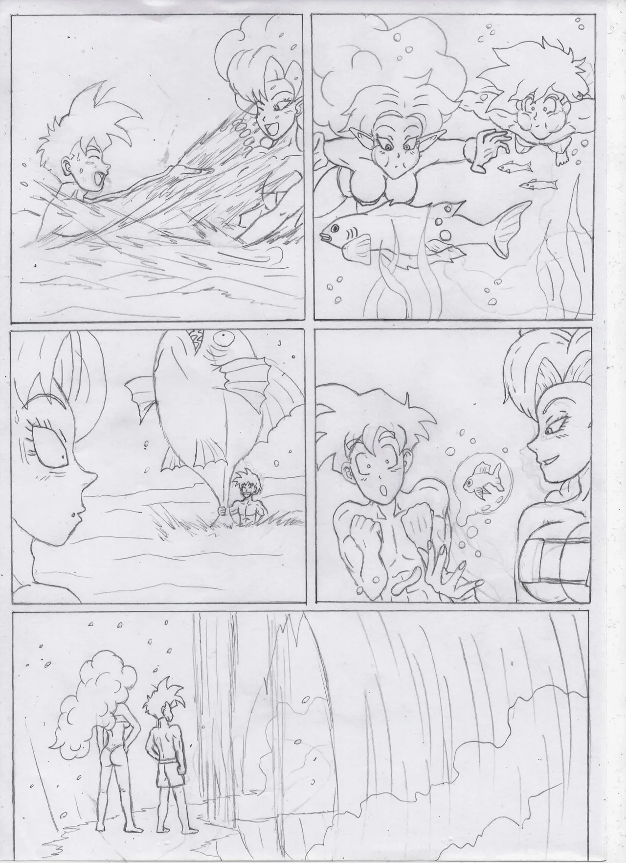 Gohan X Zangya: Fiery Lake page 8 full