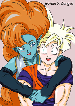 [TheWriteFiction] Gohan X Zangya: Fiery Lake (Sketch)