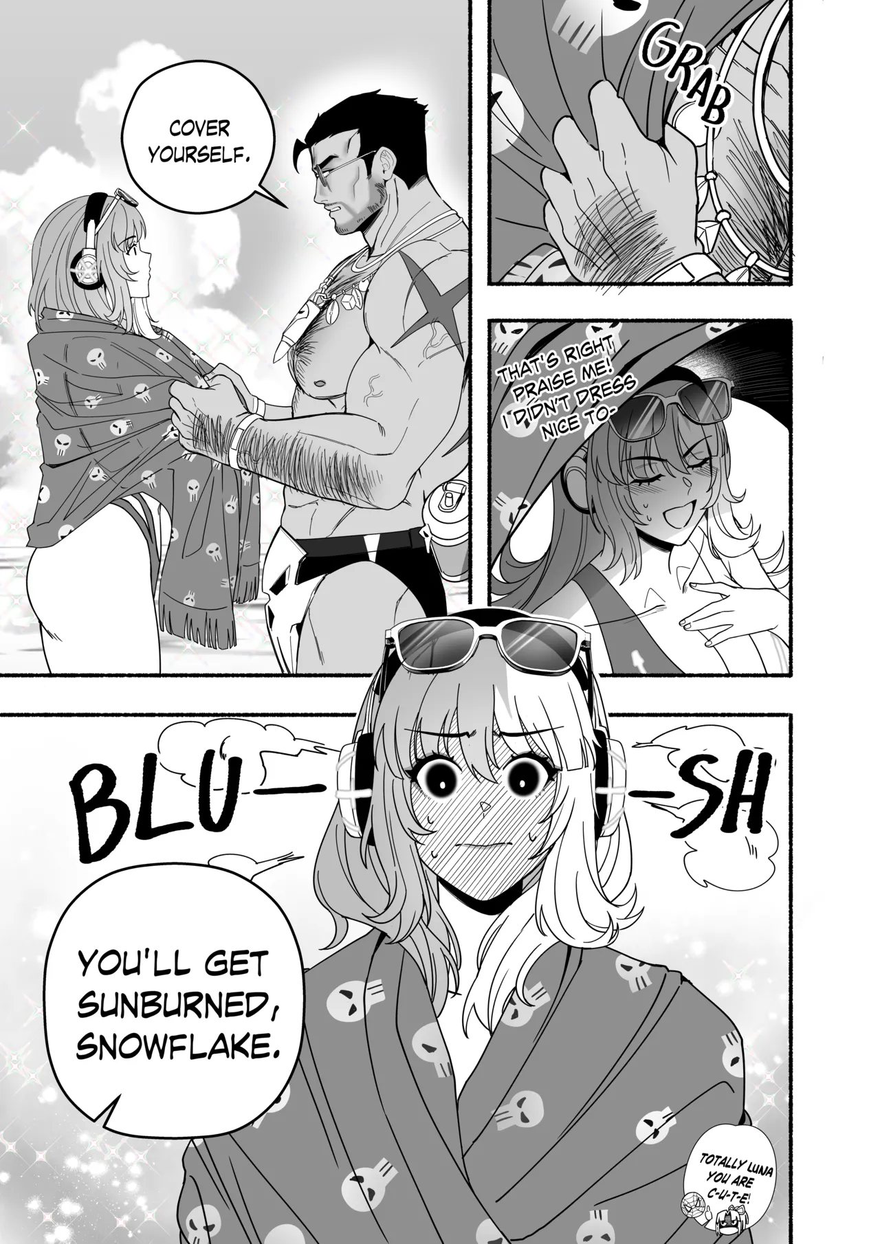 Luna's beach vacation page 7 full