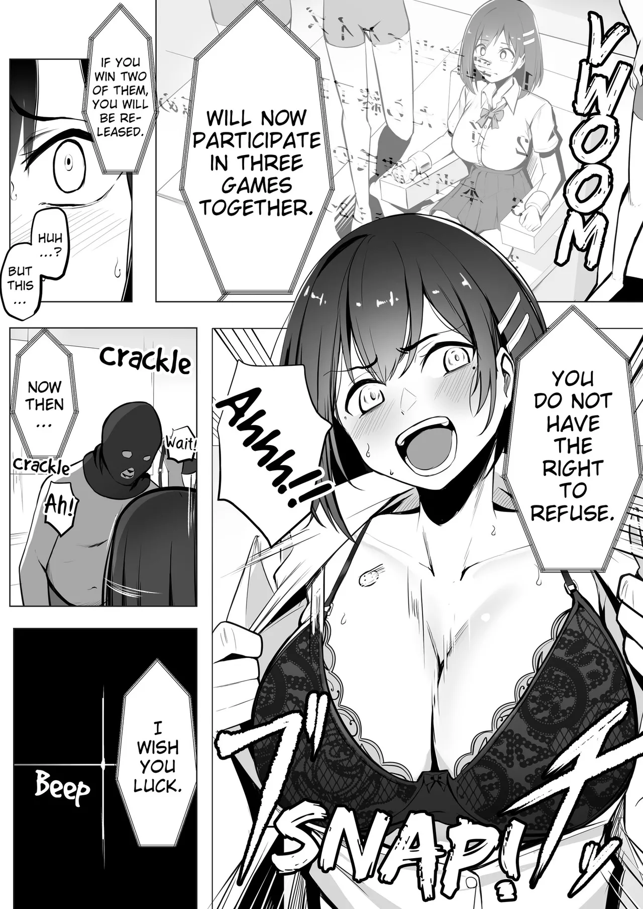 Oshioki Game ~Kyousei Shisetsu de Namaiki Musume o Choukyou Shimasu~ | Punishment Game - Training up a Cheeky Girl at a Sex Facility. page 7 full