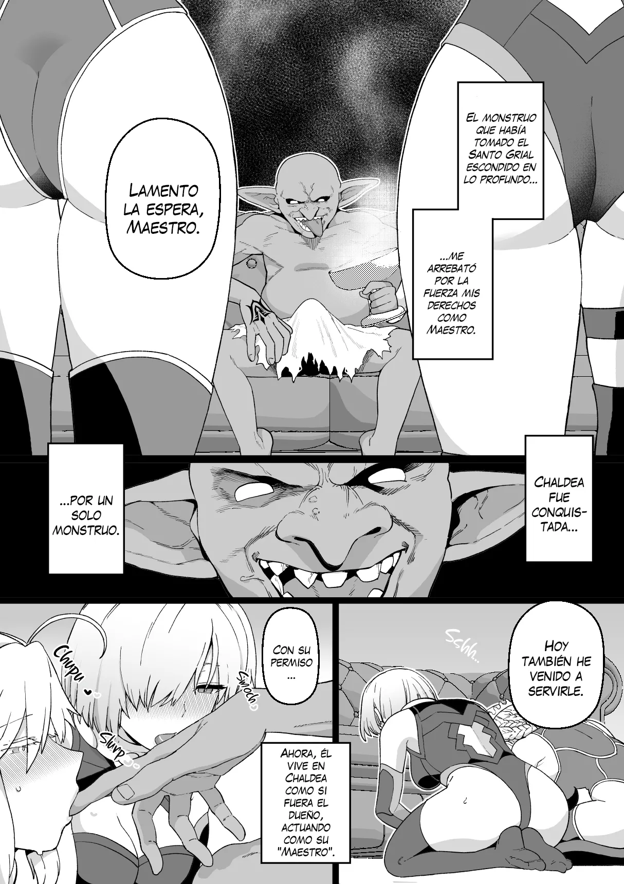Artoria to Mash, Goblin Kan - Artoria y Mash, Goblin Rape page 2 full