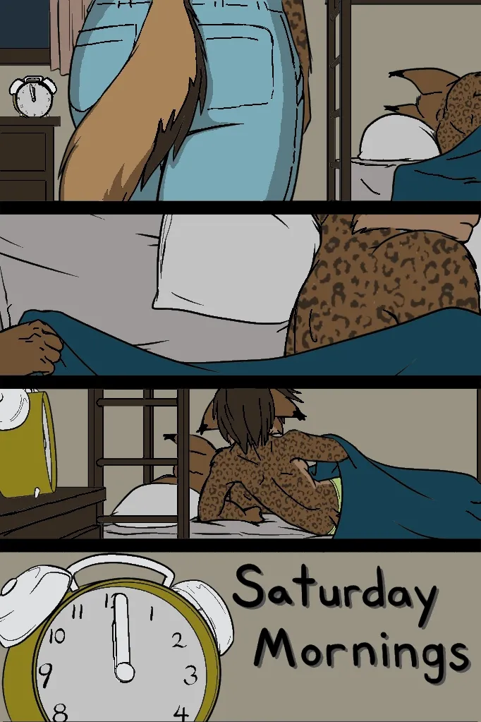 black kitten - Mornings -color page 2 full