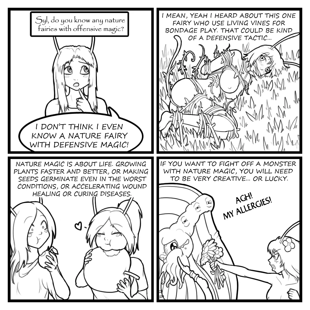 Fairies vs Tentacles - Character Questions page 6 full