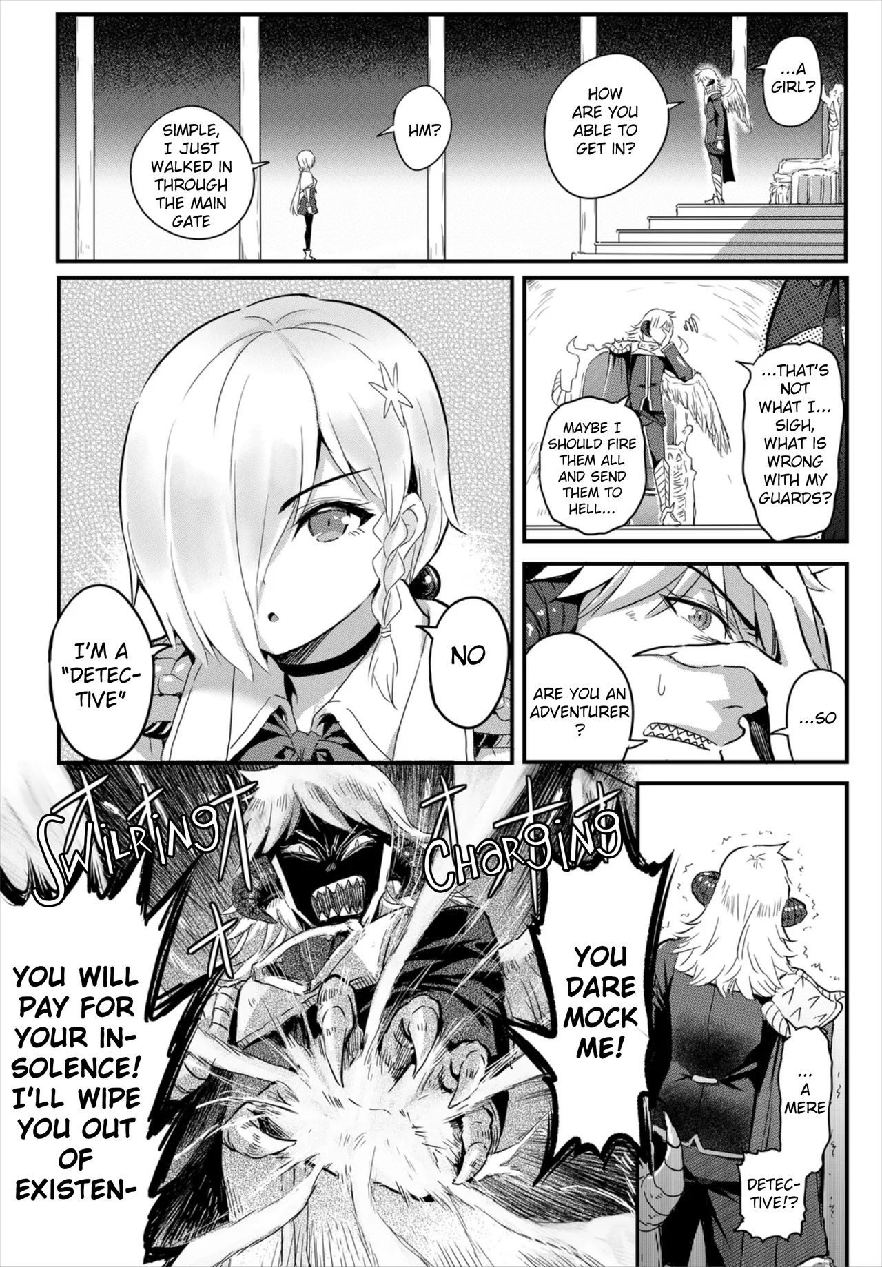 Self Proclaimed Mute, Introverted, Detective Conquers this Dungeon with Ease page 2 full