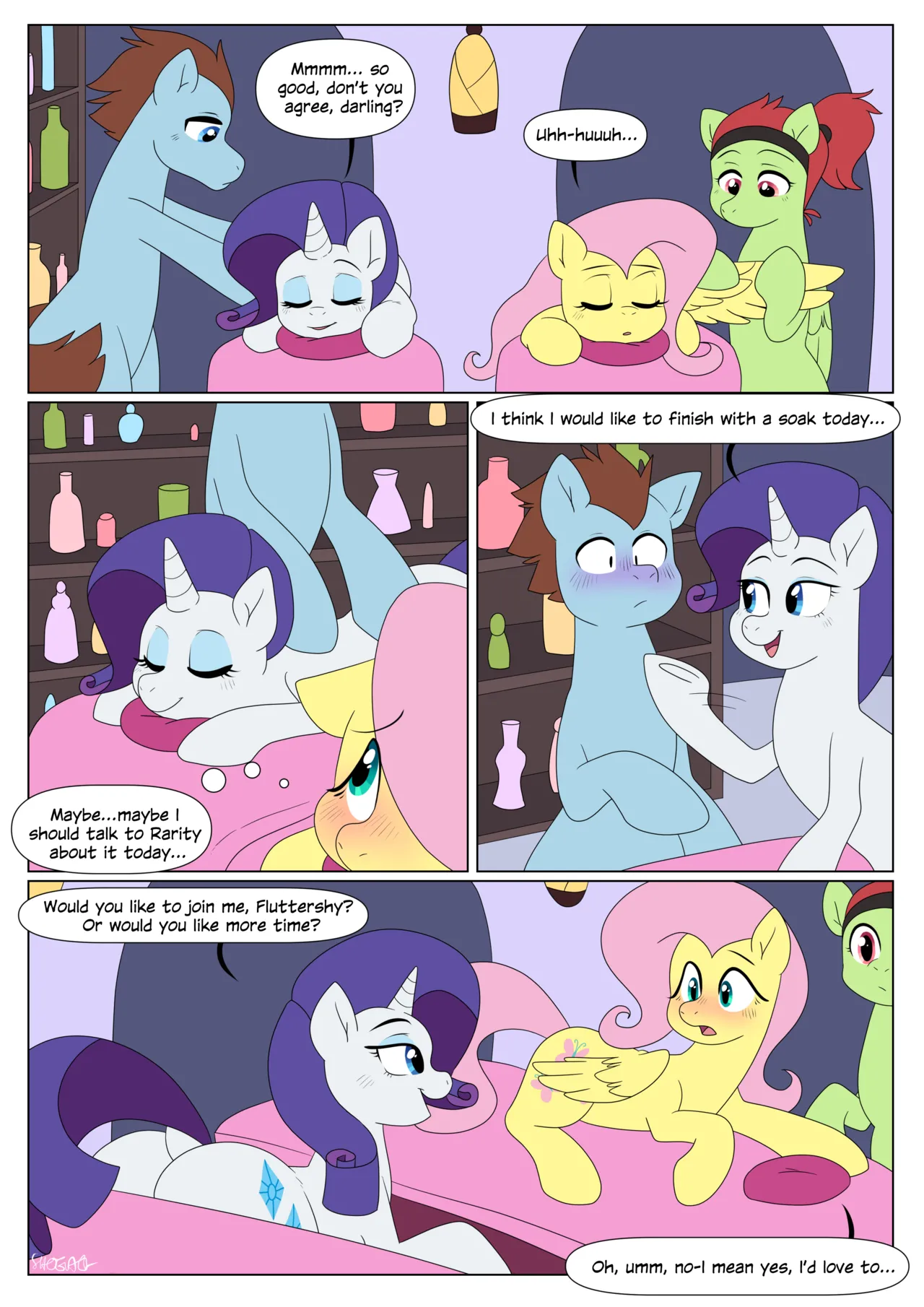 Rarity's Delight page 1 full