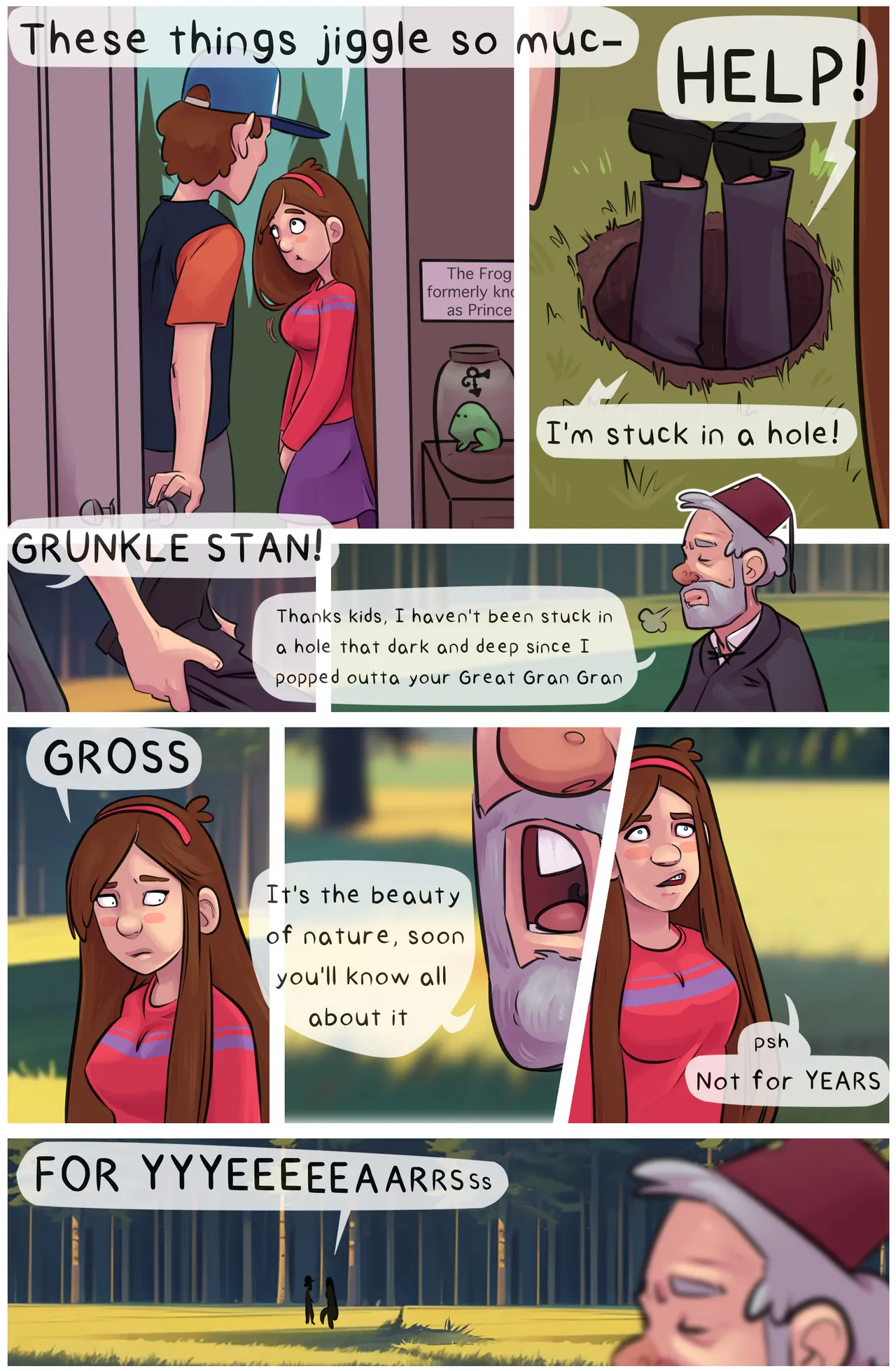 Gravity Falls Porn Parody Ch. 4 page 6 full