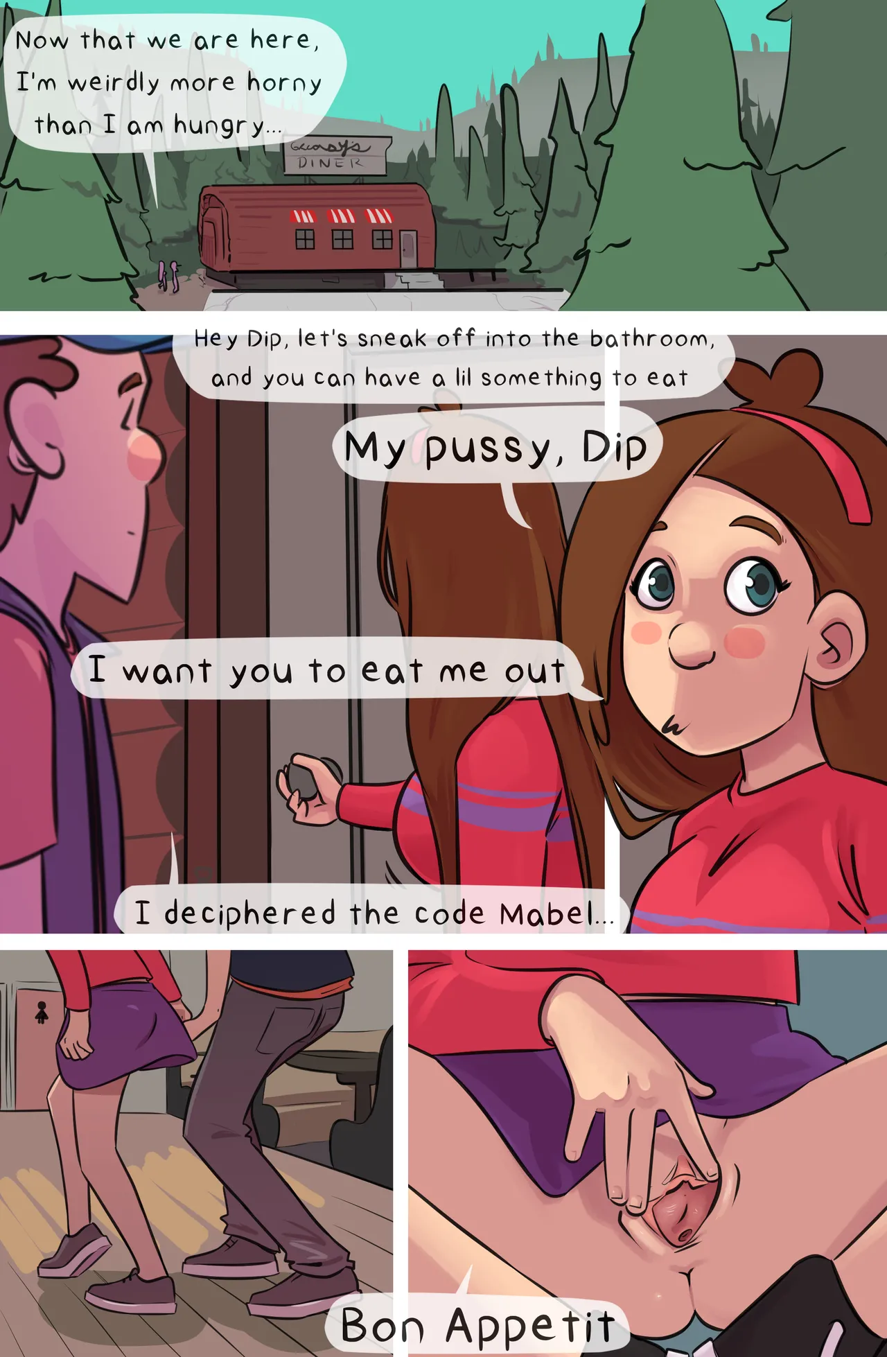 Gravity Falls Porn Parody Ch. 4 page 9 full