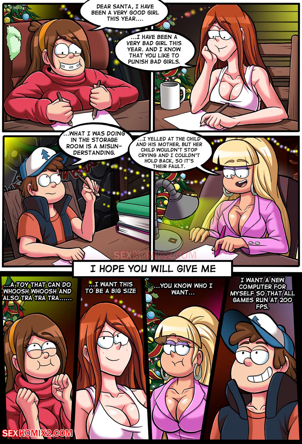 New year party and a big pink teddy bear page 2 full