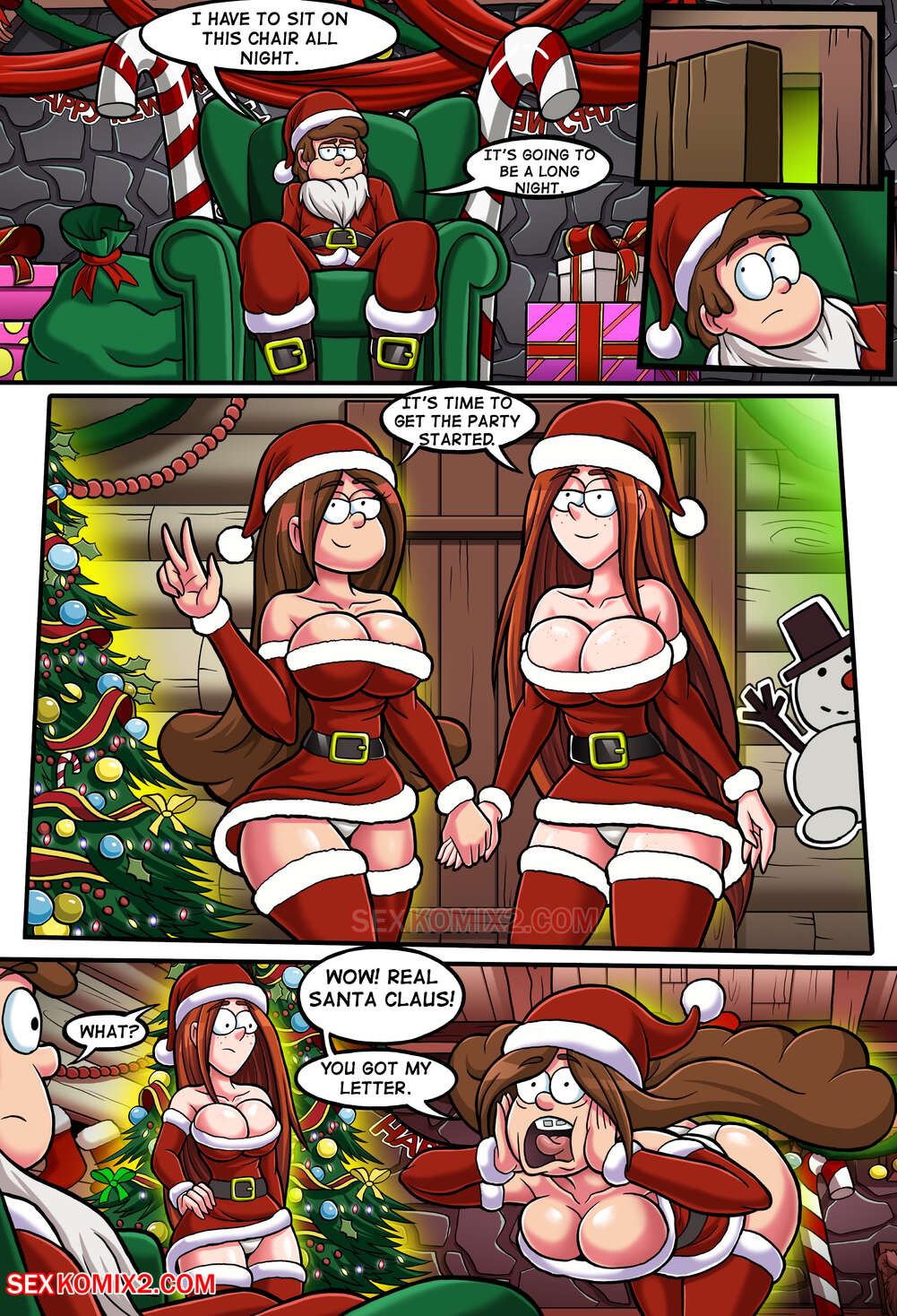 New year party and a big pink teddy bear page 8 full