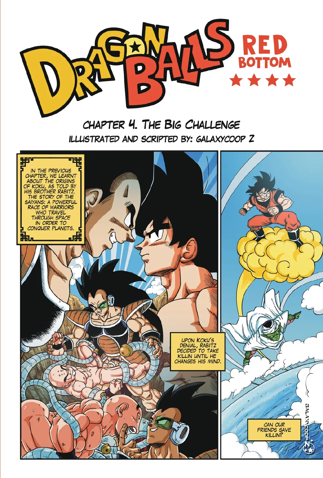 Dragonball Red Bottom 4 Color page 7 full