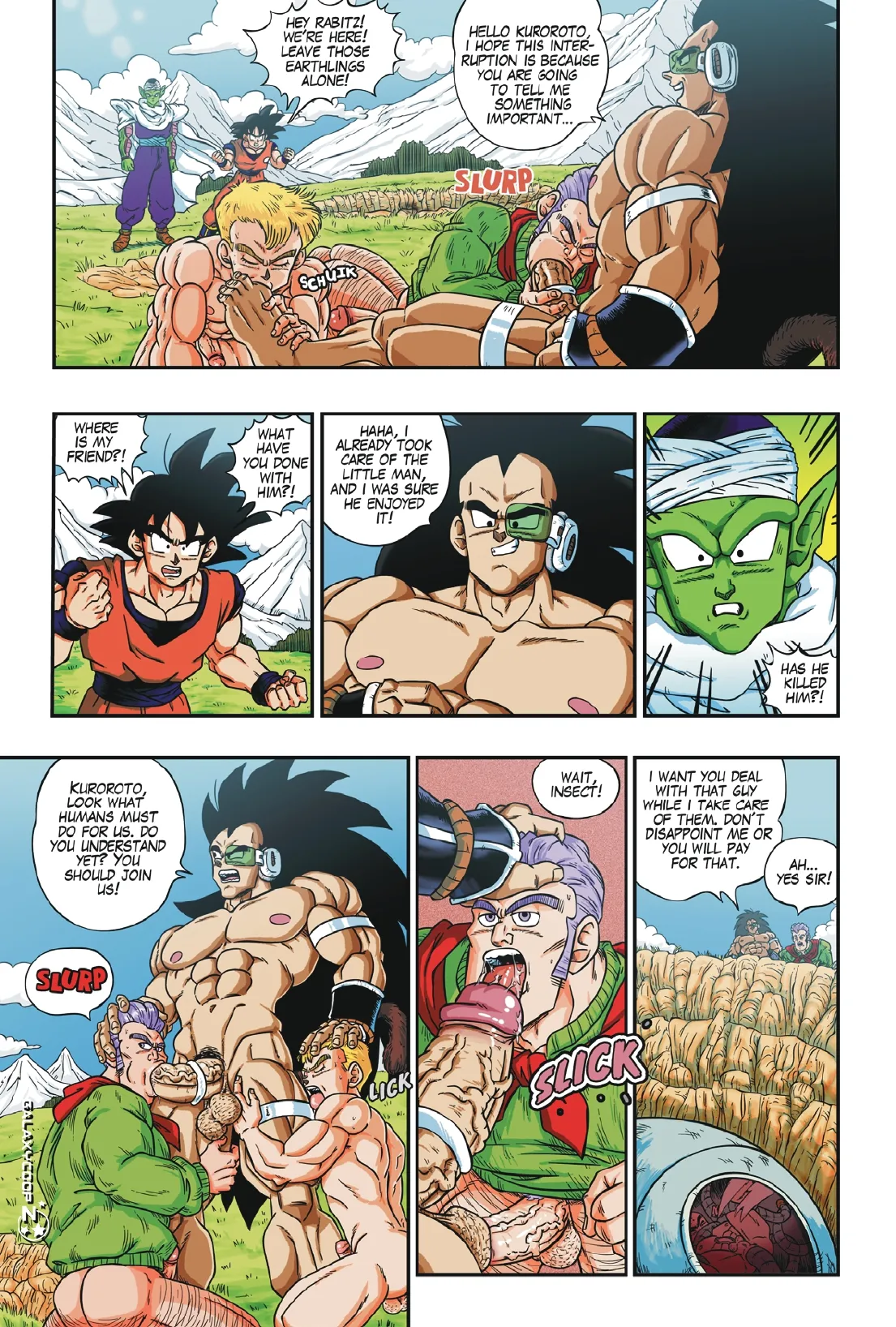 Dragonball Red Bottom 4 Color page 8 full