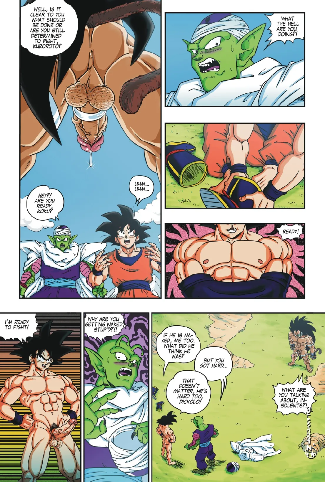 Dragonball Red Bottom 4 Color page 9 full