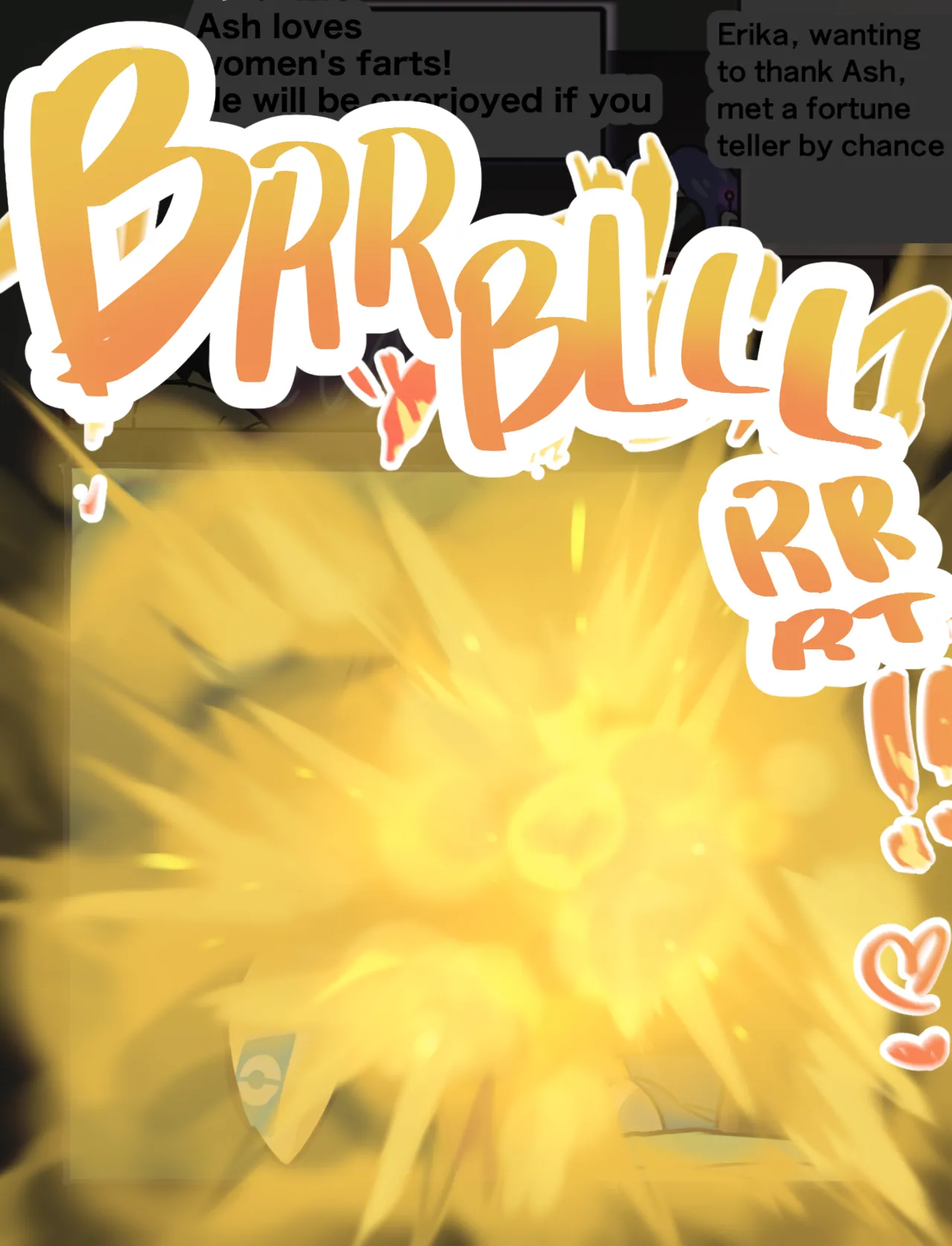 【おなら/スカ】受け取って！サトシにお礼ガス【先月のお礼イラスト】 page 3 full