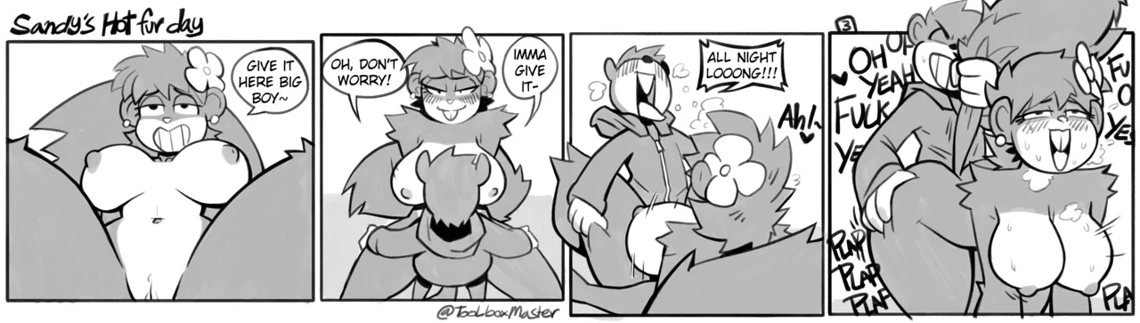 Sandy's Hot Fur Day page 3 full