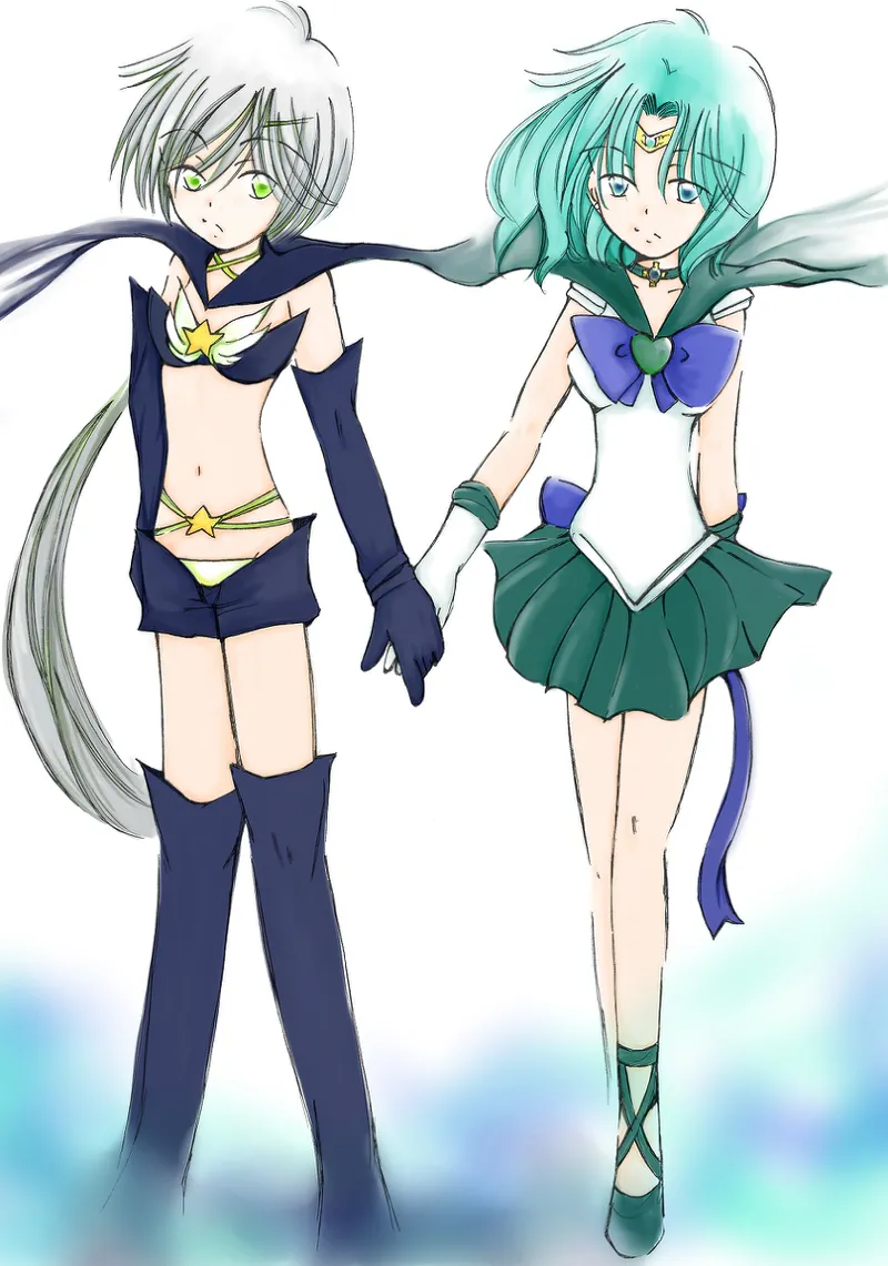 Sailor moon art compilation   yaten x michiru page 5 full
