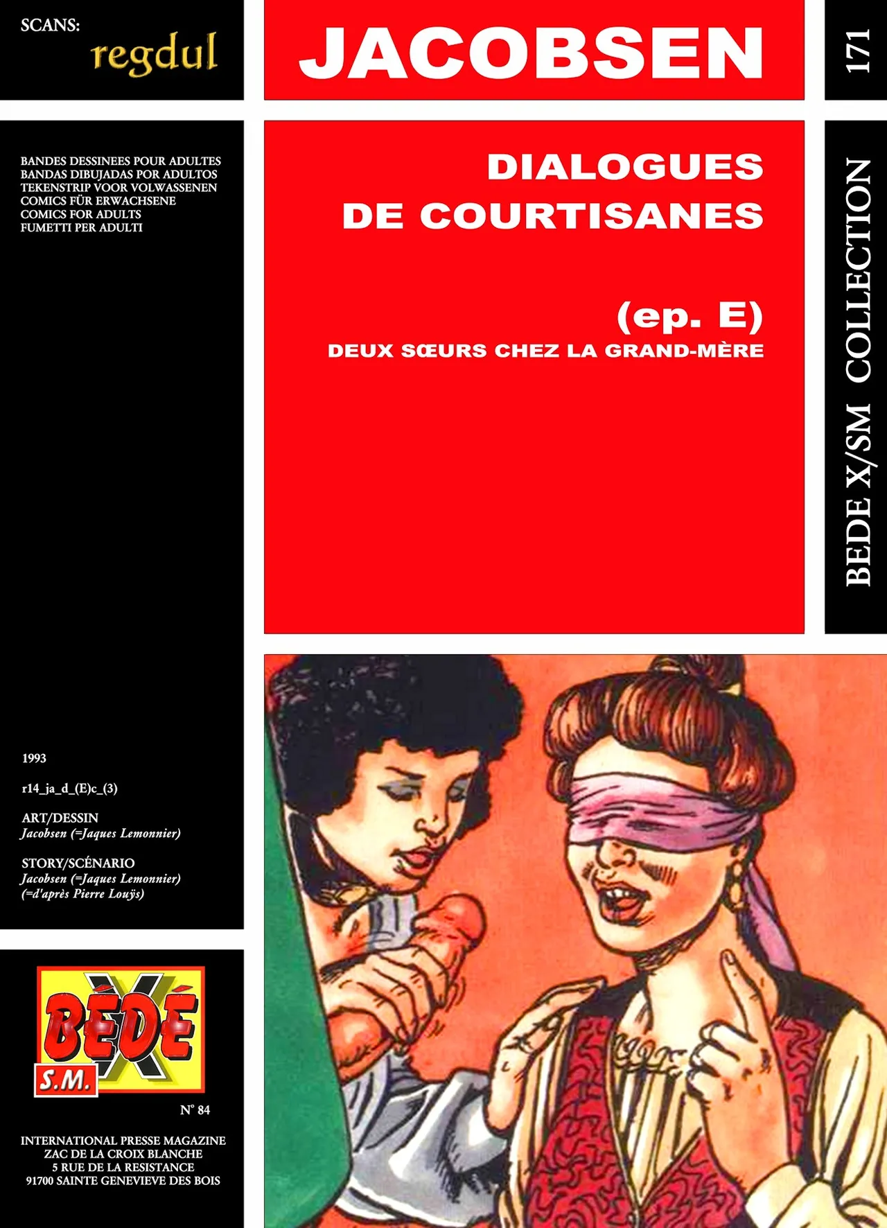 Jacobsen  &amp; Pierre Louÿs - Dialogues de Courtisanes : Deux soeurs chez la grand-mère page 1 full