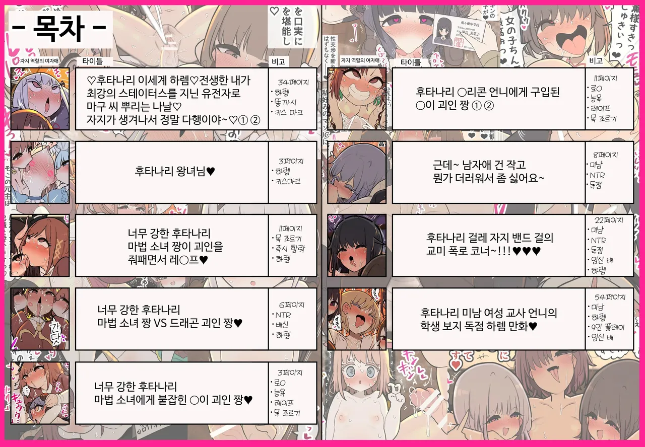 무뇌 후타나리 만화집 5번째 page 3 full