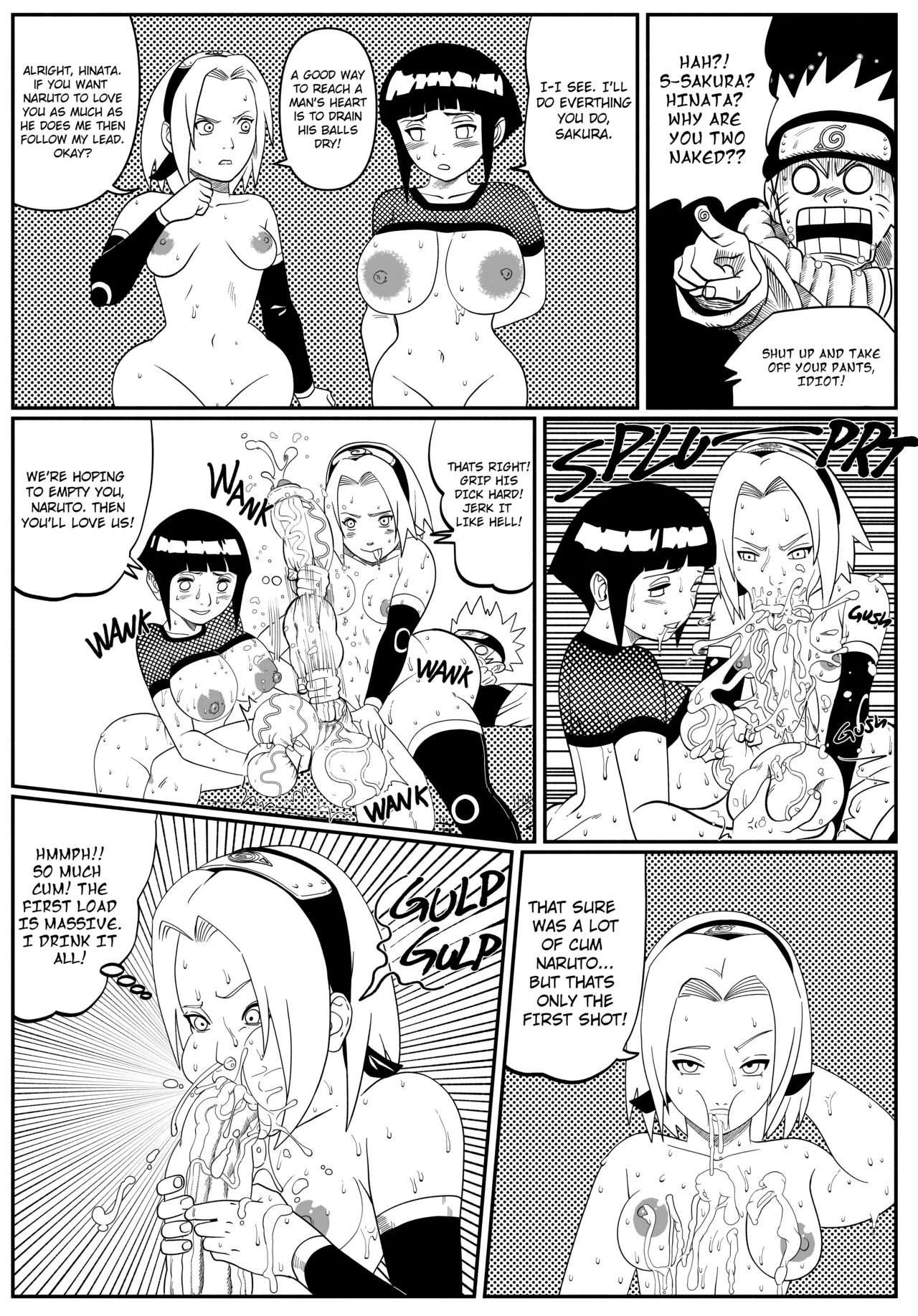 Sakura And Hinata Vs Naruto page 1 full