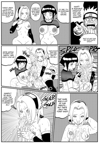 Sakura And Hinata Vs Naruto cover