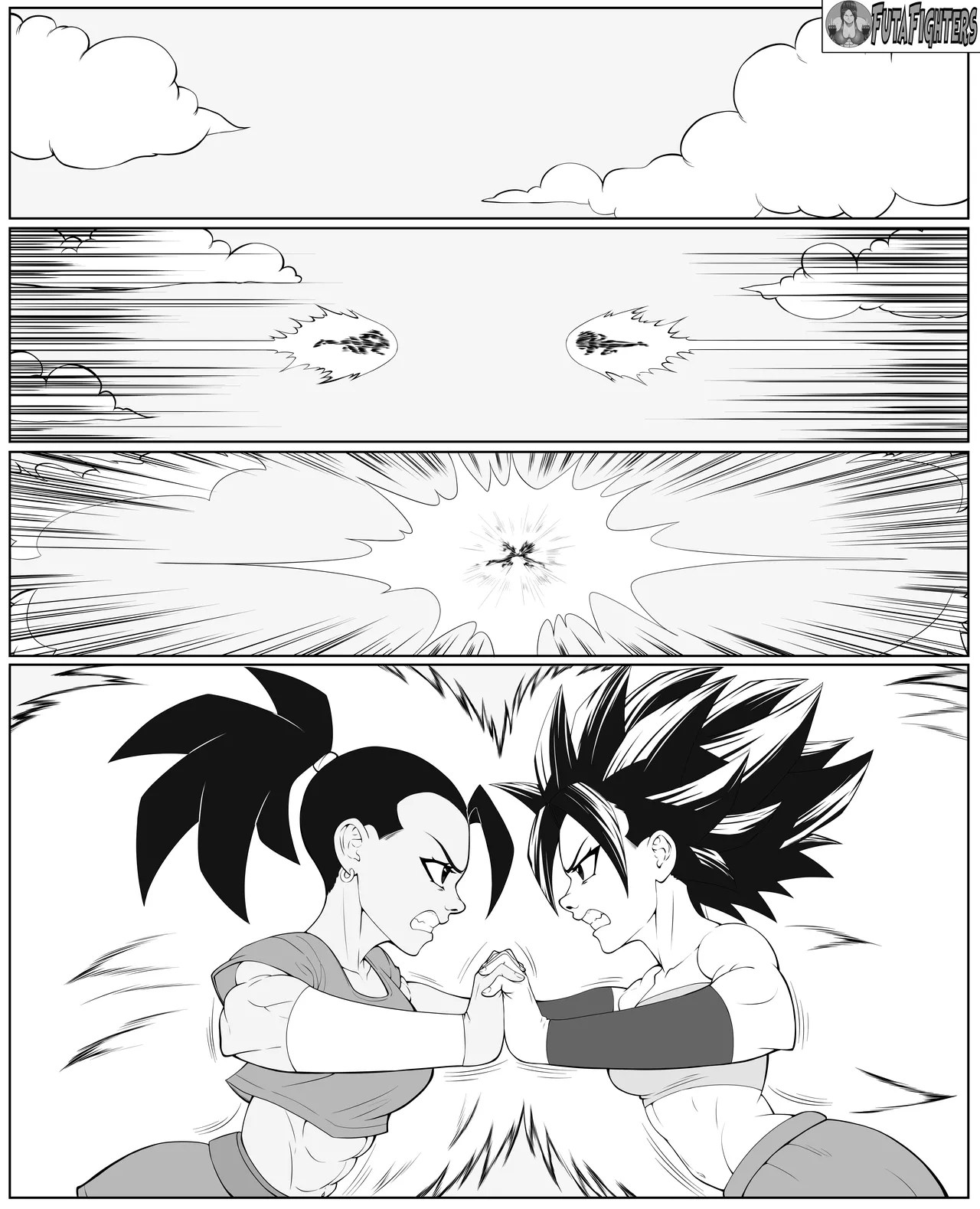 Caulifla vs Kale FutaFighters ongoing page 2 full
