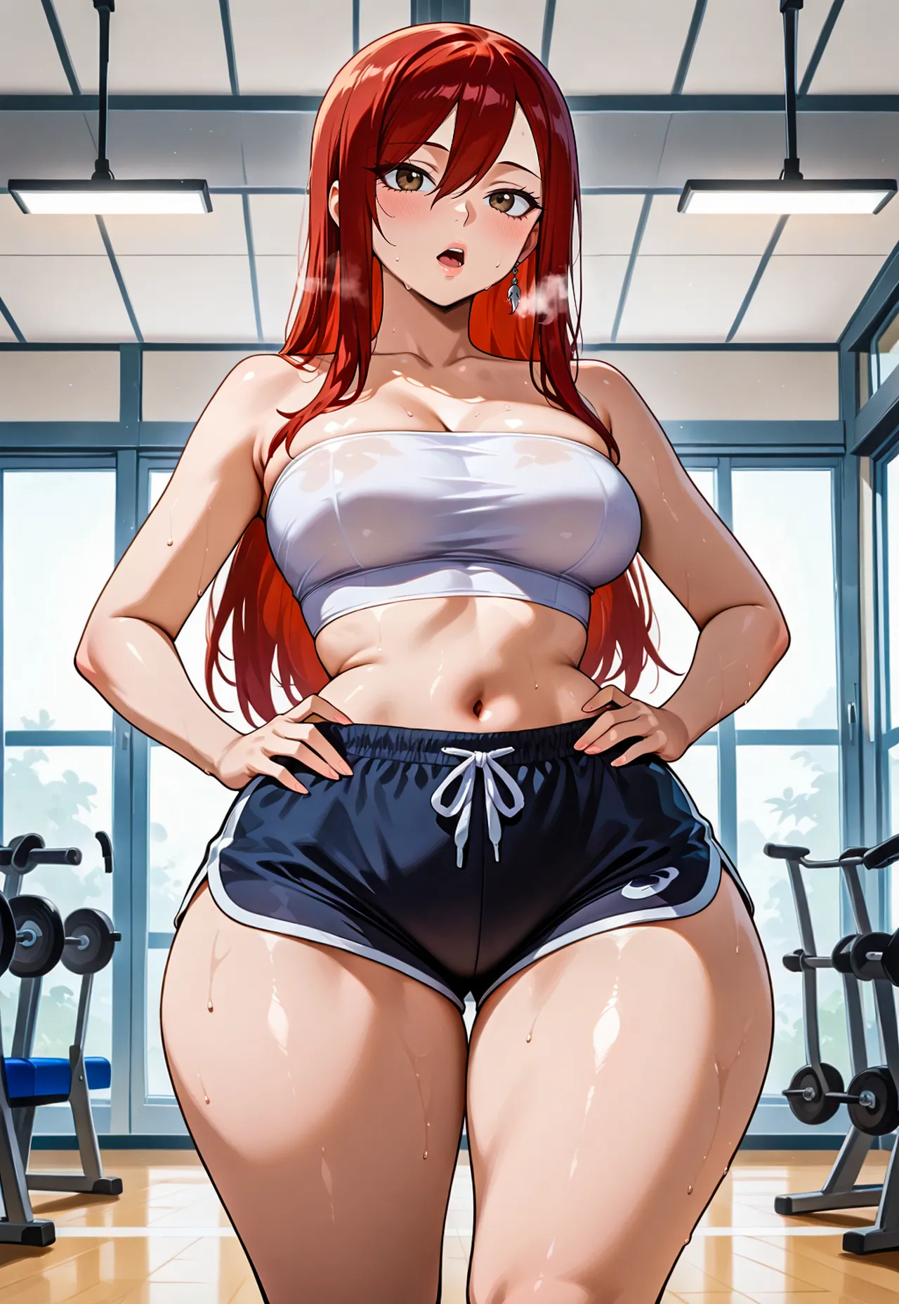 Erza gym session x BBC messingwithai ai generated page 10 full
