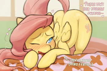 Fluttershy and Discord cover