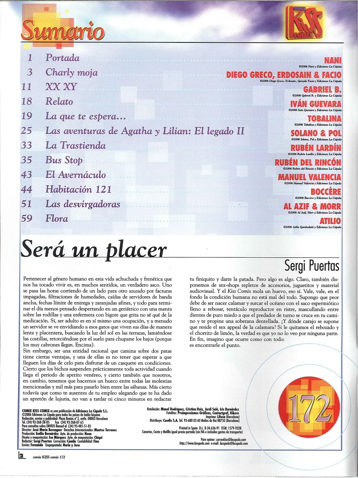 Kiss Comix #172 page 2 full