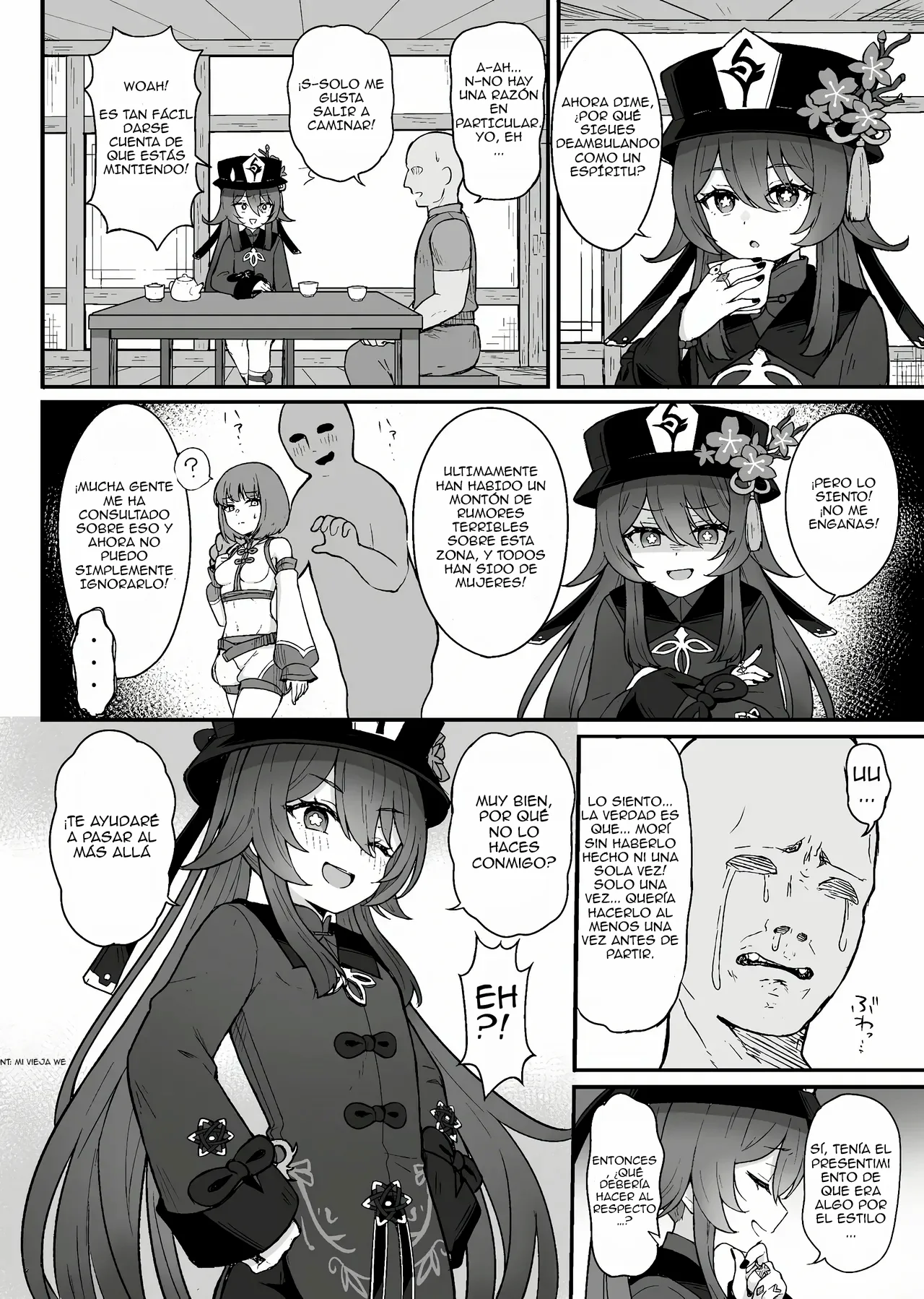 Hu Tao-chan ni Ikasete morau Hon｜Un libro sobre el paso al más allá con Hu Tao page 3 full