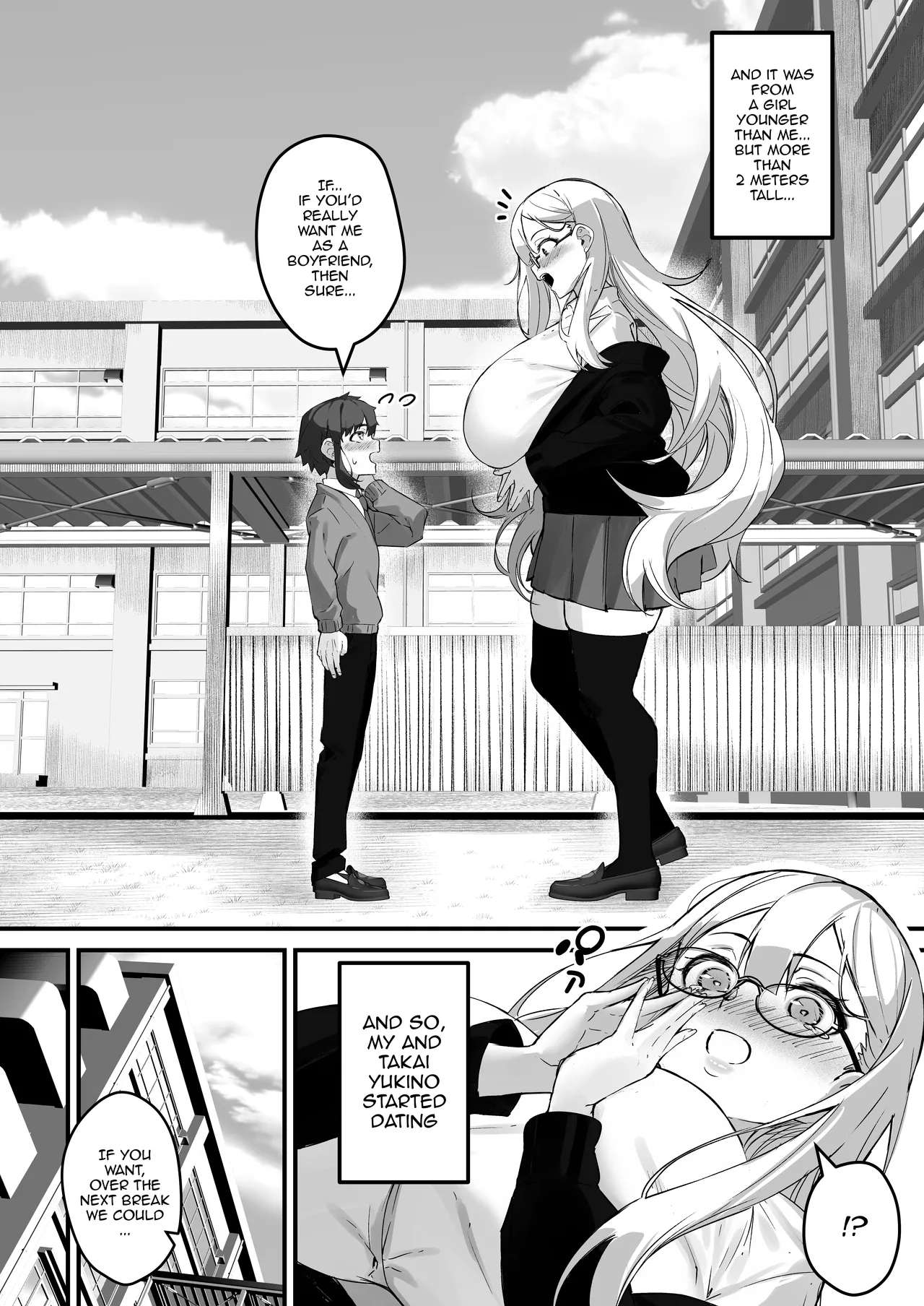 2m no Toshishita Kanojo | My 2-Meter-Tall Younger Girlfriend page 4 full