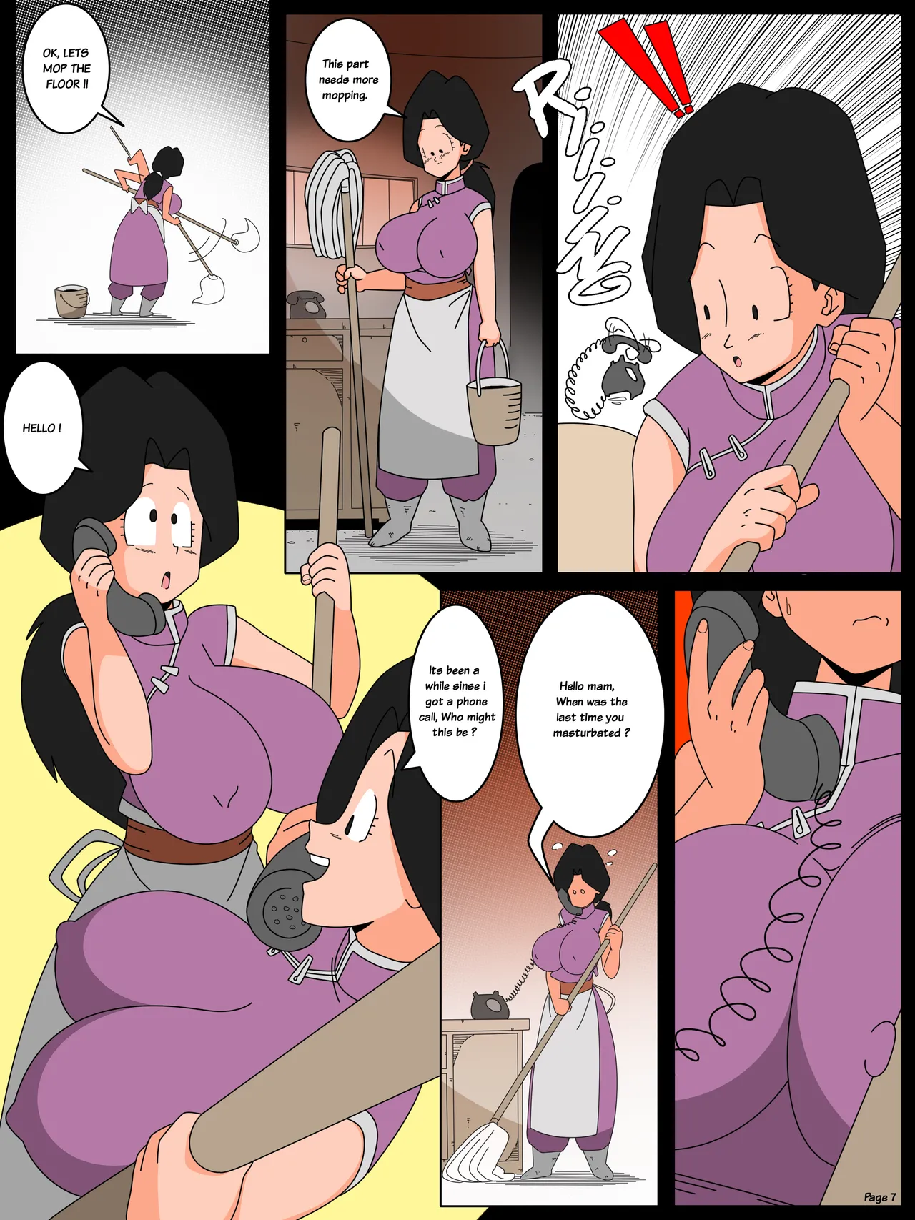 Future Chichi and the mysterious caller page 8 full