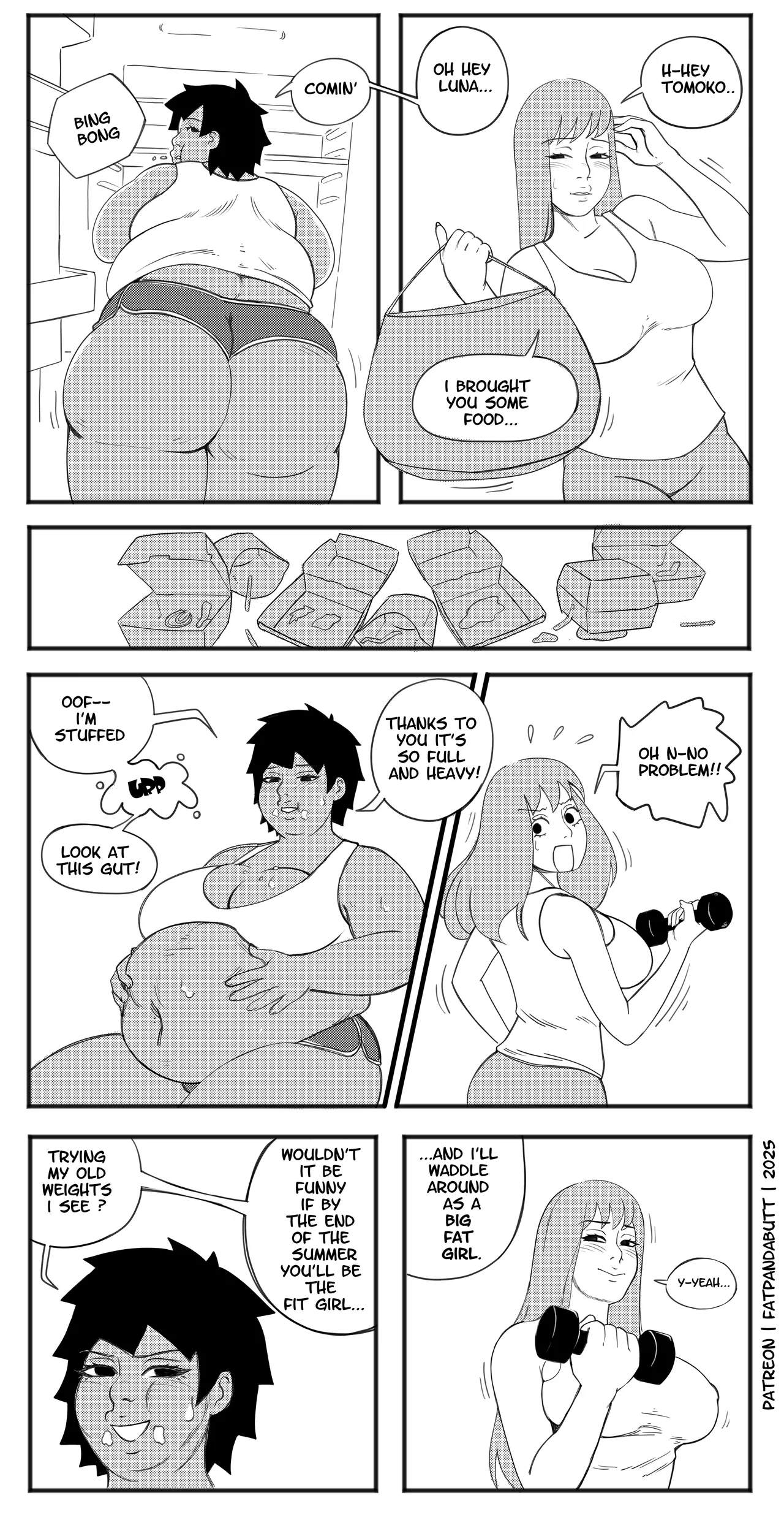 Your childhood friend gets big and fat page 5 full