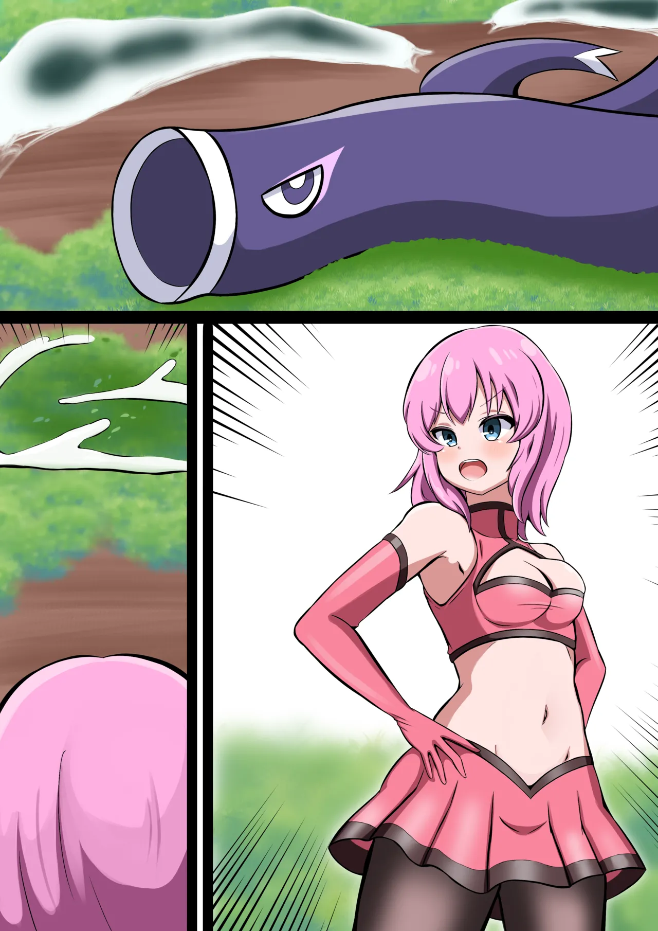 決着？ヒロインちゃん対Voreモンスター！～前編～ page 5 full