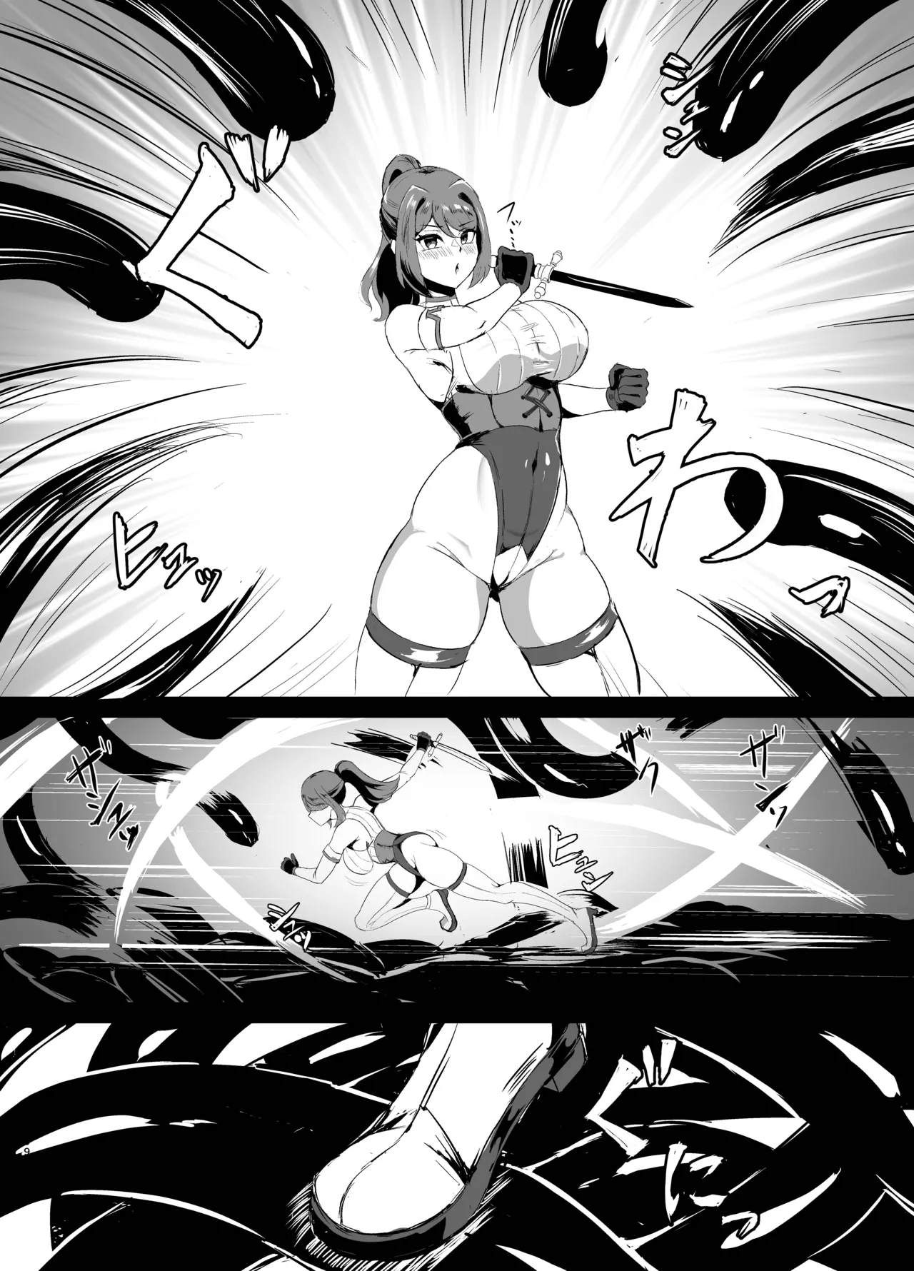 Wakate Elite na Seijo Kishi-sama, Kyouaku Shokushu ni Shiborareru ~Mugen ni Ikasare Buzama Haiboku Maryokujiru Tarenagashi Genkai Energy Drain Hen~ page 7 full