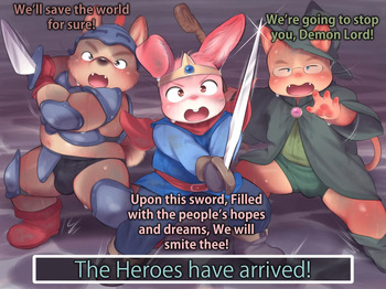 The Heroes' First time sex Retranslation cover