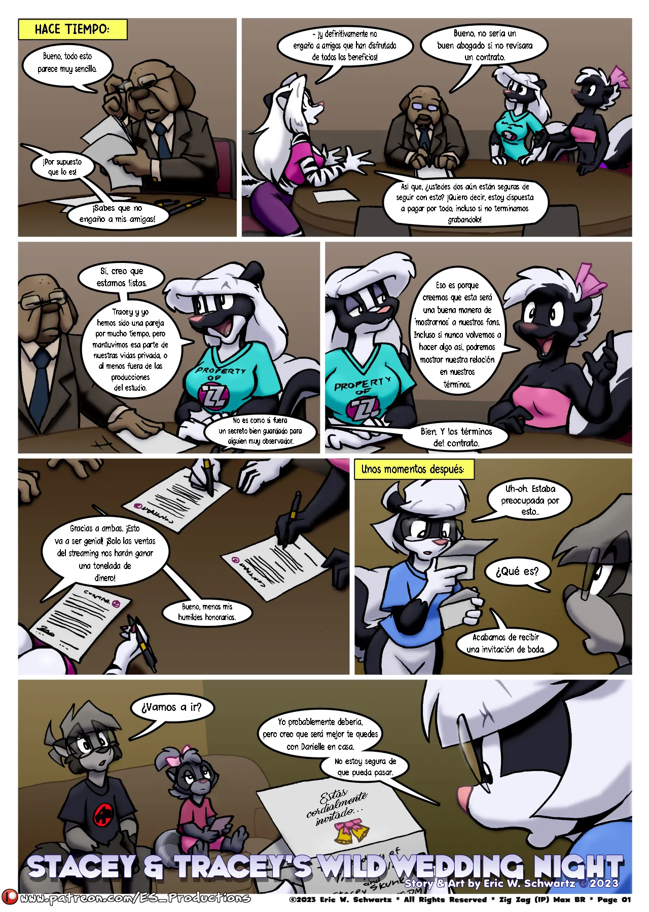 Stacey &amp; Tracey's Wild Wedding Night page 2 full