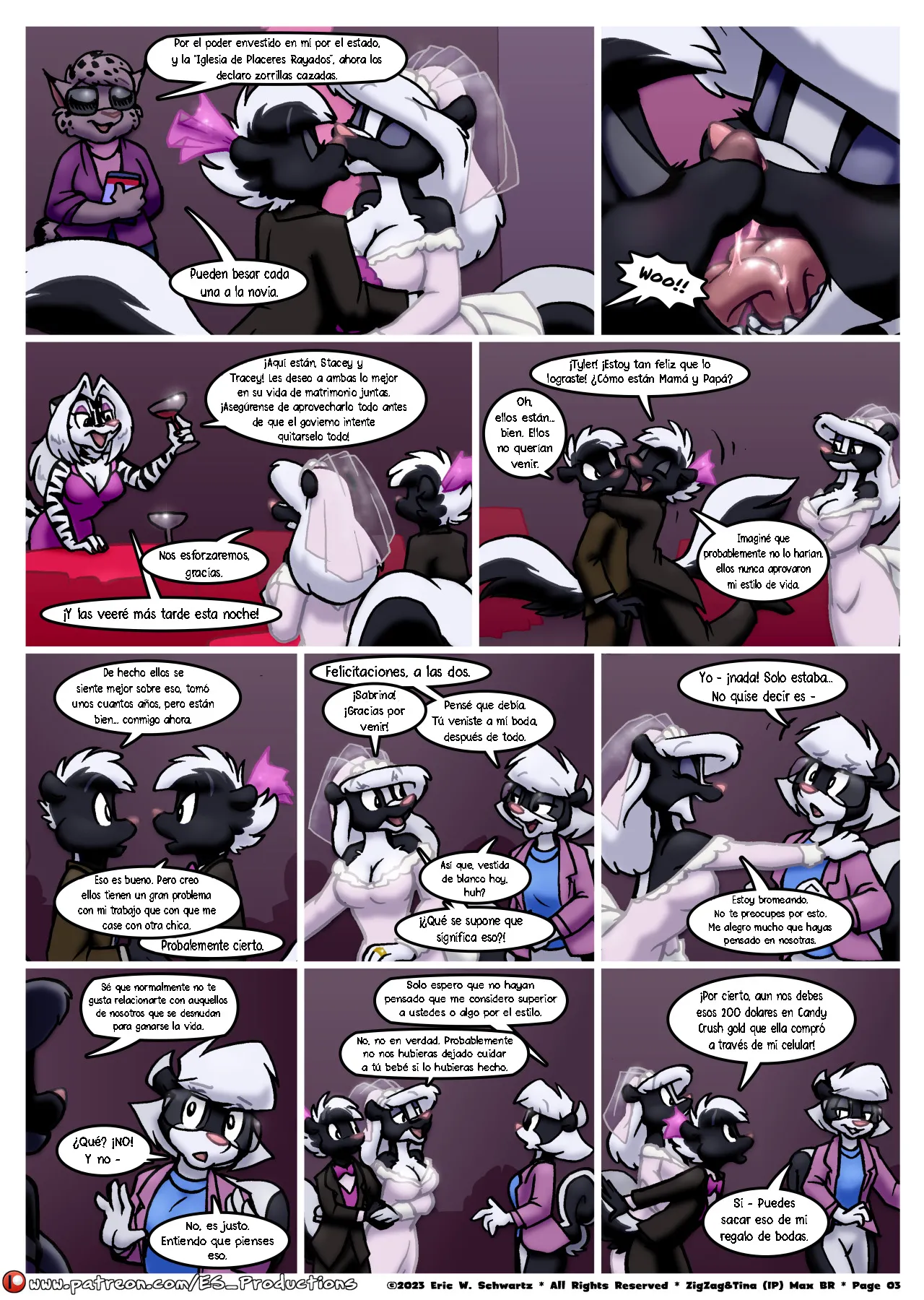 Stacey &amp; Tracey's Wild Wedding Night page 4 full