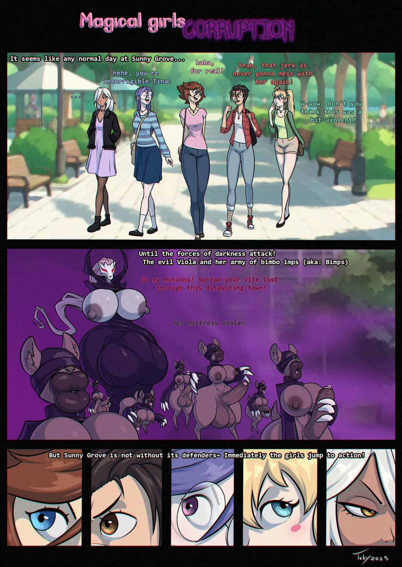 Magical Girls Corruption page 1 full