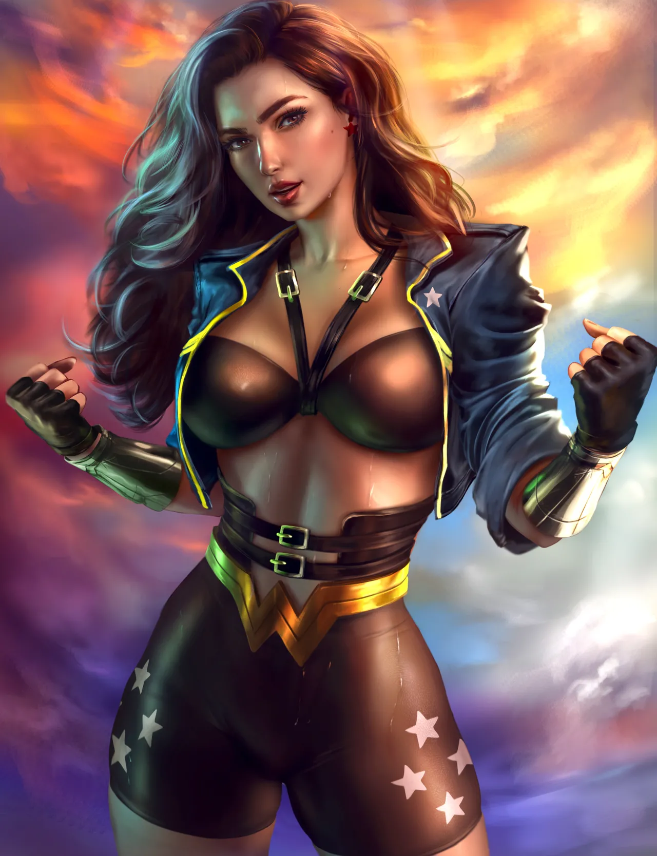 Wonder Woman and others by Logan Cure page 8 full