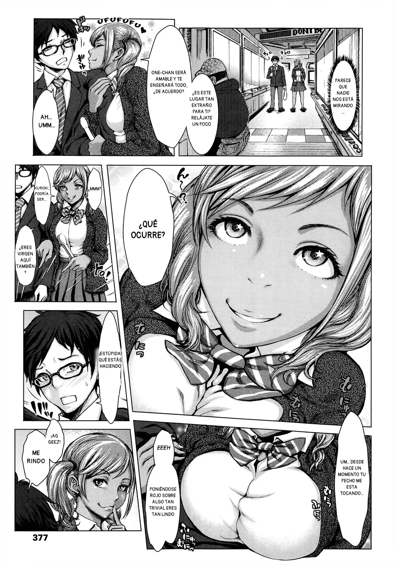 Kuroi Houshi Katsudou｜Servicio Comunitario Junto a una Gal Blonceada page 5 full