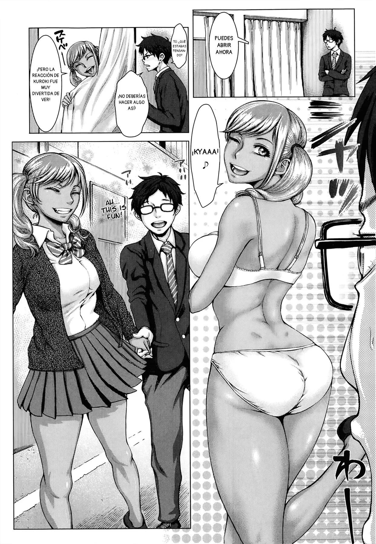 Kuroi Houshi Katsudou｜Servicio Comunitario Junto a una Gal Blonceada page 8 full